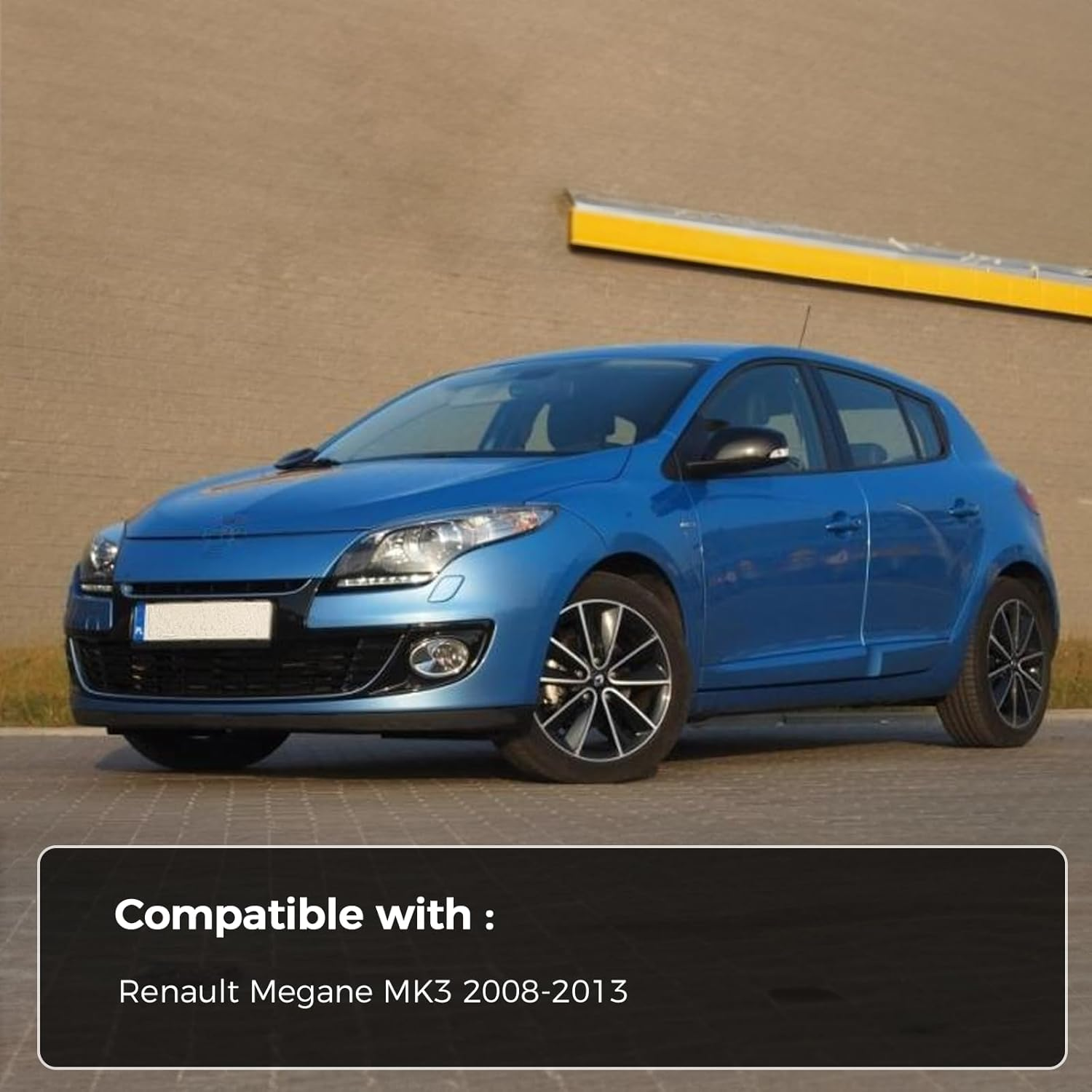 1 Pair Rear Bumper Reflector Lens Compatible with Renault Megane MK3 2008-2013 265650004R image number 2