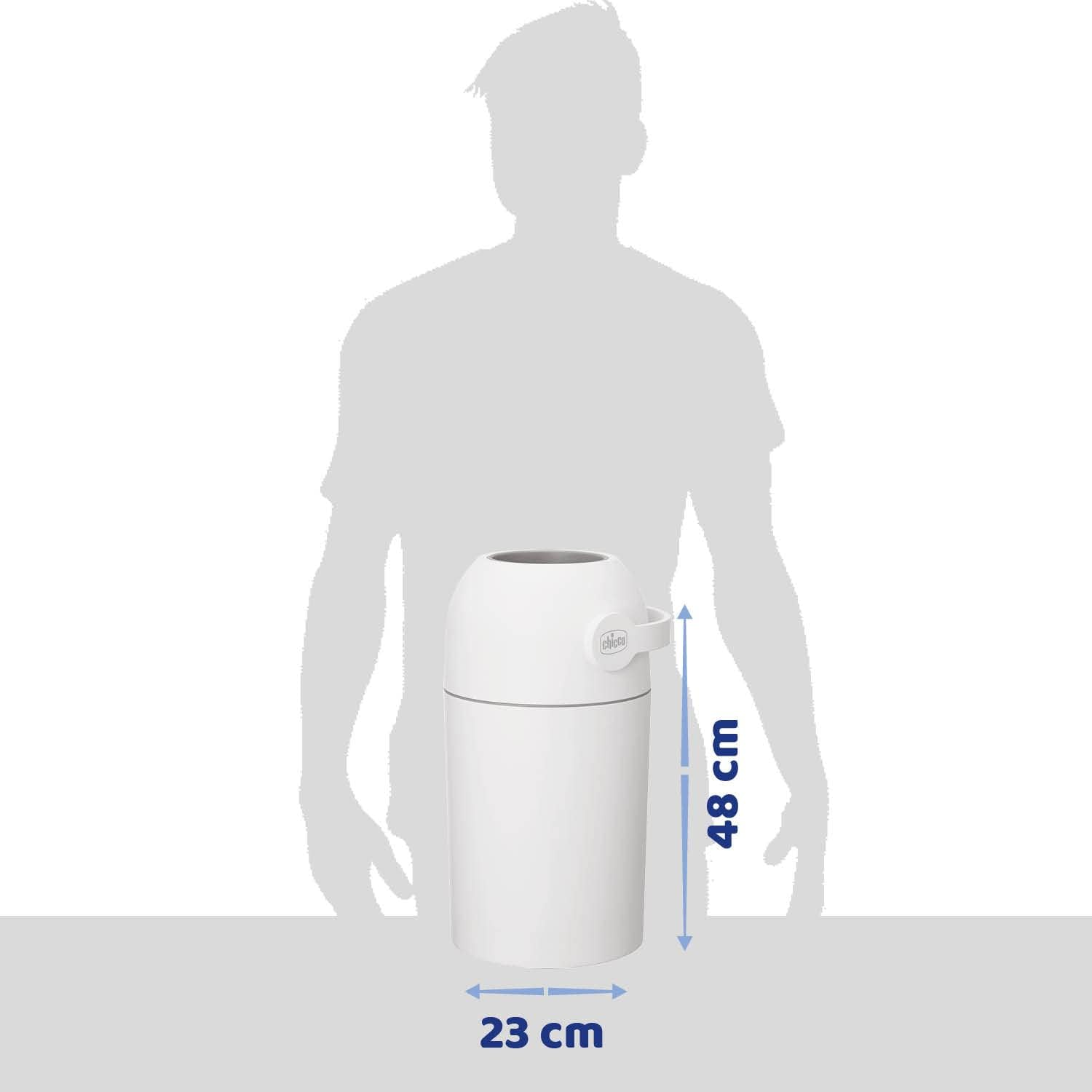 Chicco Nappy Bin Odour Proof System Use Conventional Bags image number 6