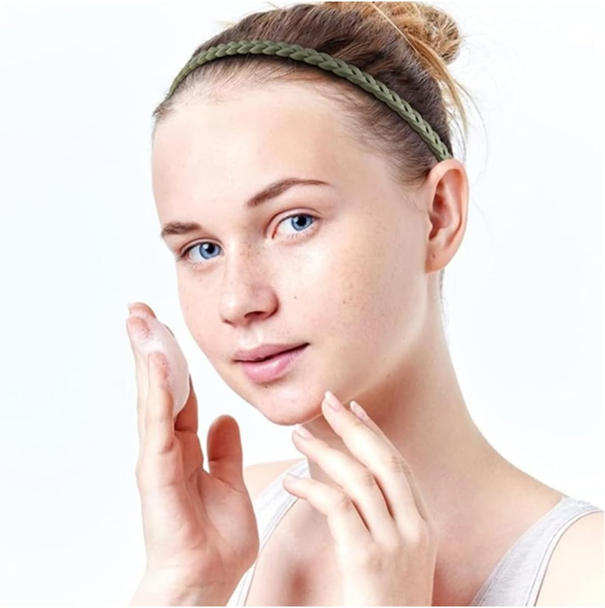 Headbands for Girls and Women, Pack of 5 Thin Hair Bands, Colourful Hair Bands, Plastic Headbands, Hair Bands, Girls Set, Thin Headbands, DIY Headband with Teeth, Hairstyle Headband image number 1