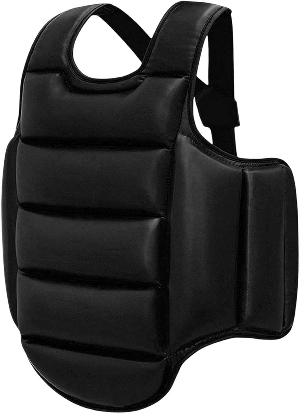 Reversible Karate Guard Chest Protector Body Boxing Rib Shield Armour Protection Pad MMA Taekwondo Protector Vest for Women Men Kids Sanda