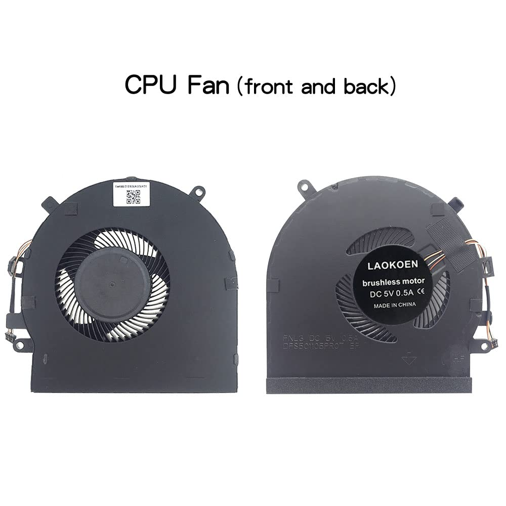 New Replacement Razer Spirit Blade 15 RZ09-0270 0300 0328 RZ09-03009E97 RZ09-03009E21 RZ09-03005E92 Laptop CPU & GPU Cooling Fans image number 5