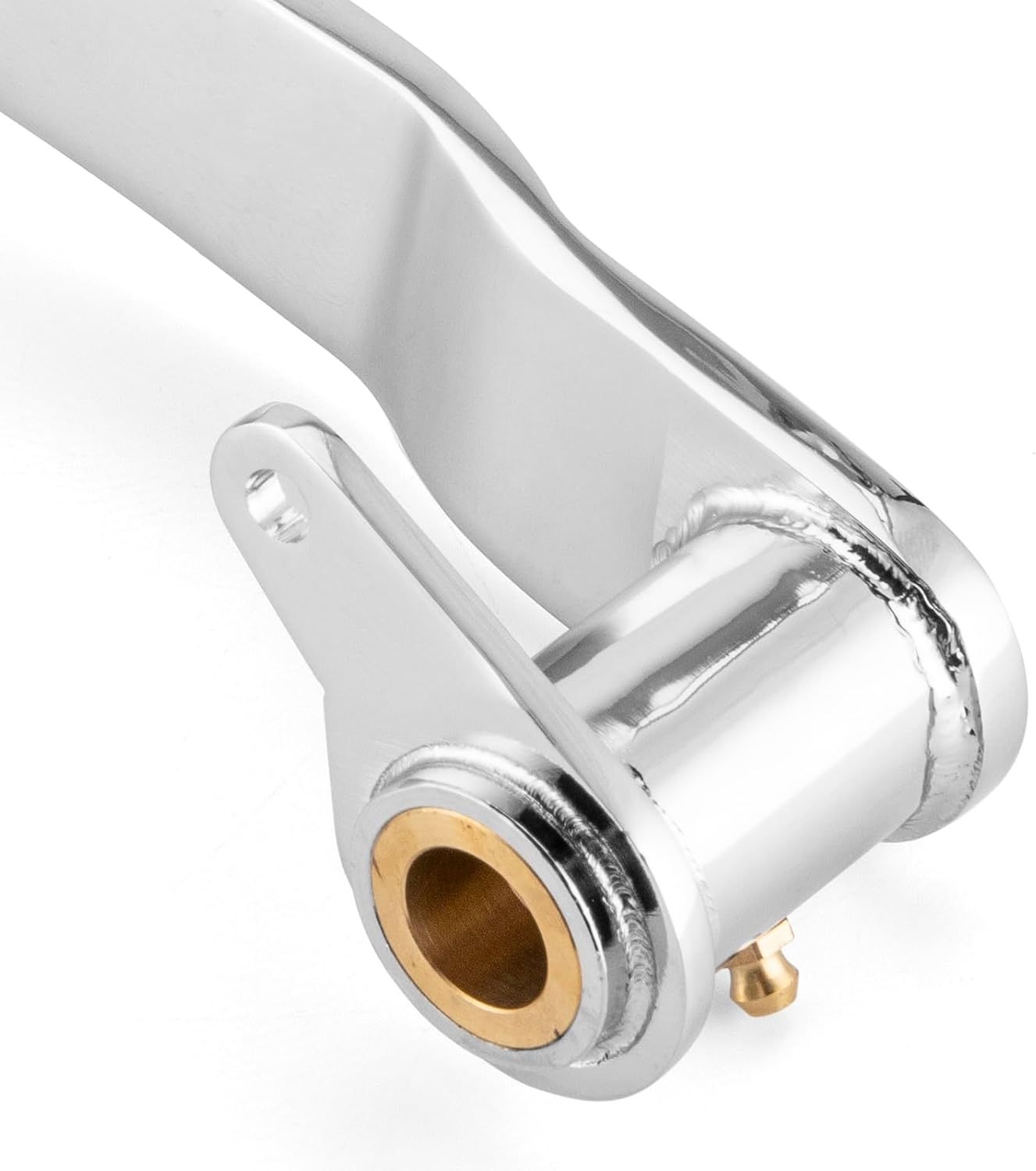 Wsays Chrome Motorcycle Foot Control Component Extended Brake Pedals Compatible with Harley 1997-2007 Touring & 1987-2017 FL Softail Models