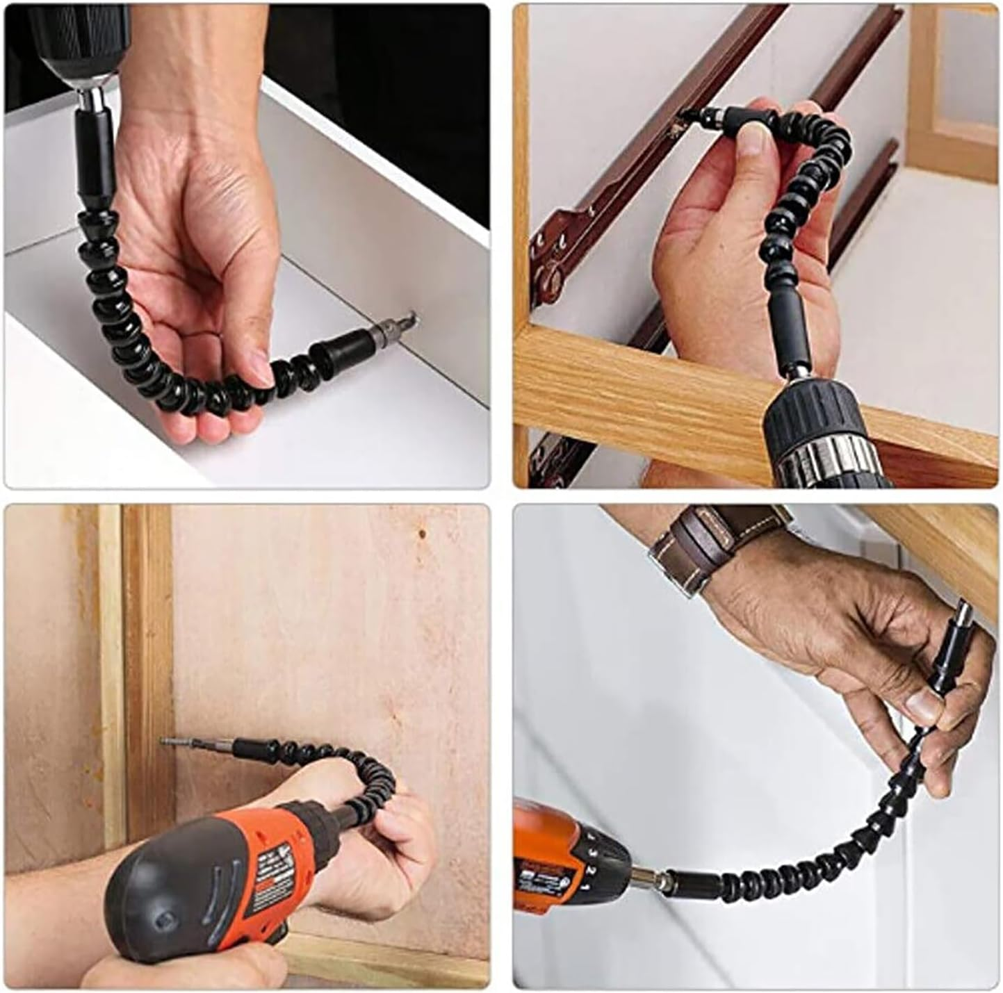 Super Bit，Superbit Screwdriver Flexible，Flexible Drill Bit Extension Bar，Flexible Shaft Extension Bits，Super Bit Bendable (2Set Blue) image number 5