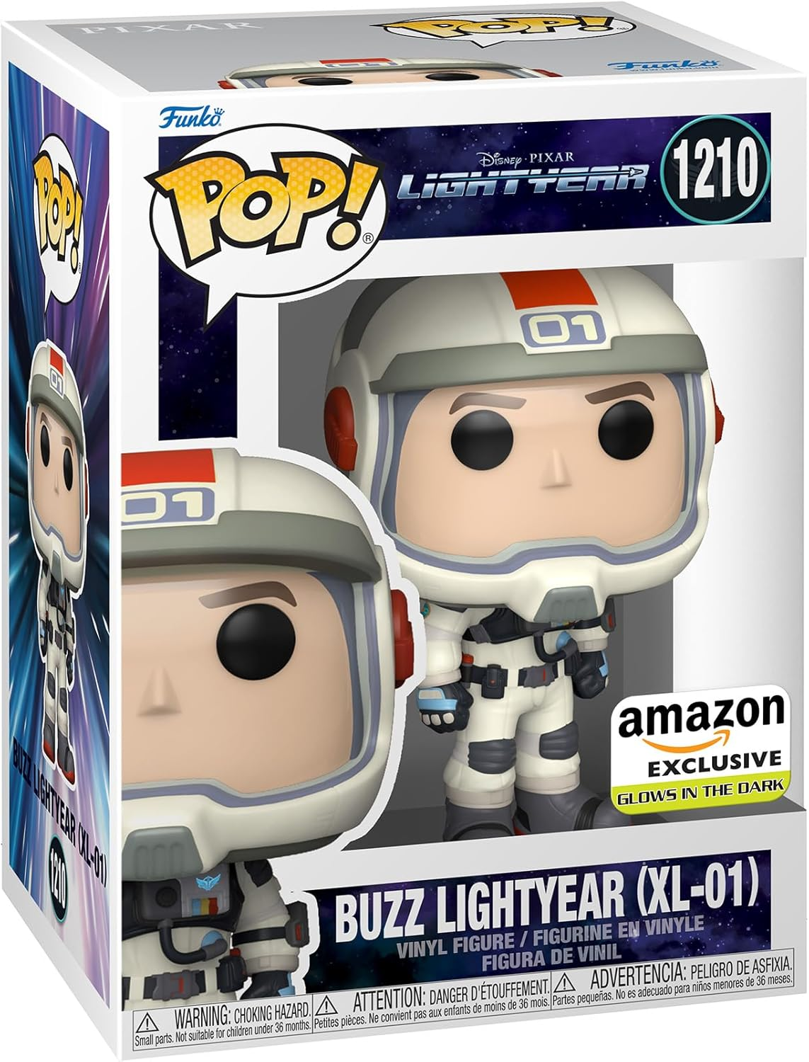 Funko Pop! Lightyear (2022) - Buzz Lightyear Xl-01 Glow Vinyl Figure, 3.75-Inch Height