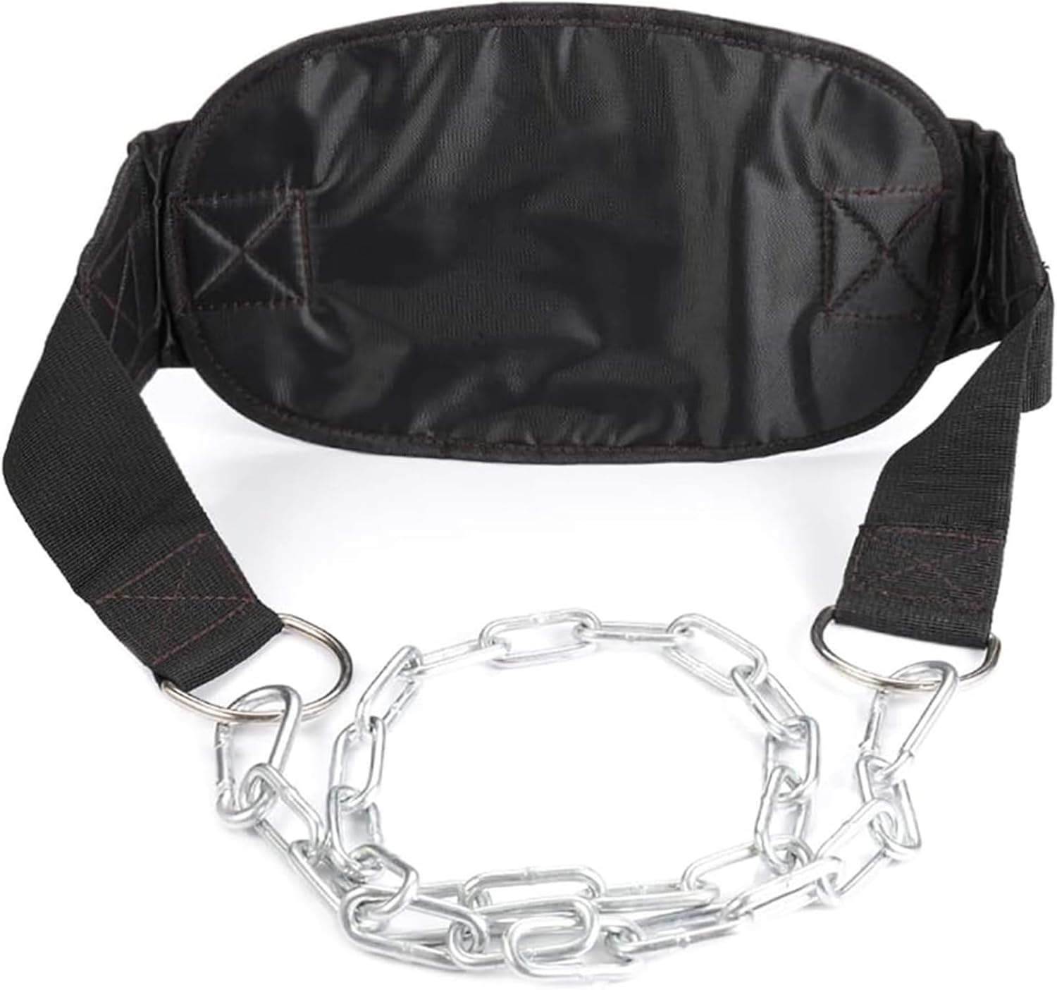 MOOCY Dip Belt with Chain for Weightlifting,Weight Belt for Pullup,Powerlifting, Pull-Up Belt Weighted Dip Belt with Double D-Ring Weightlifting Back Support Strap image number 1