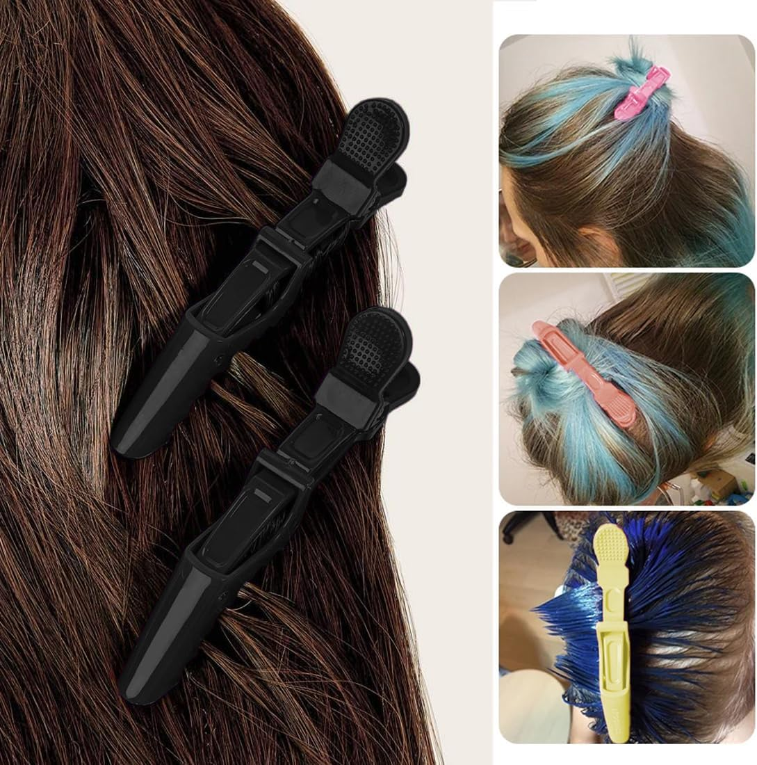 10Pcs Neutral Crocodile Hair Clips, Crocodile Hair Clips Sections Hair Clips for Styling, Hairdressing Hair Clips image number 2