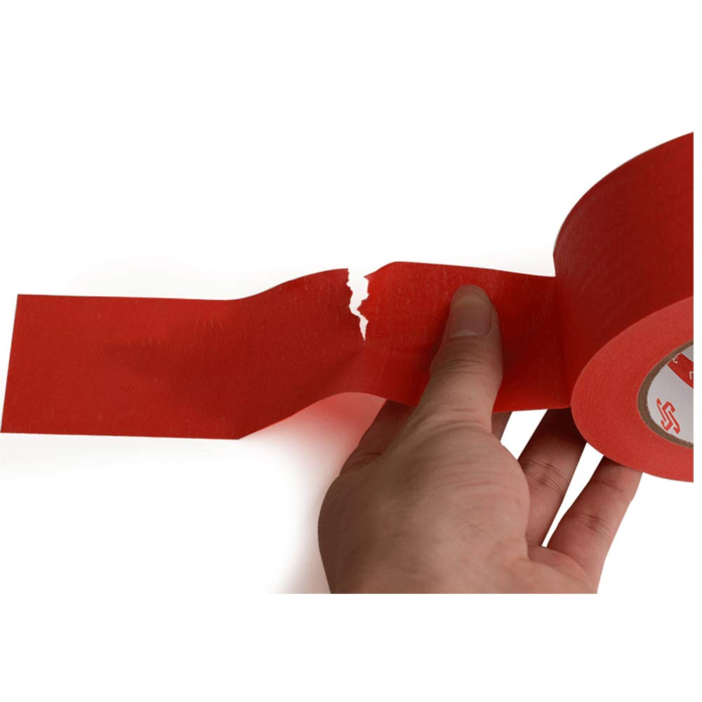 Vogueing Tool 2 Rolls 10Mm X 50M Textured Paper Tape Writable Masking Tape Painters Tape for Paint Craft and DIY- Black image number 3