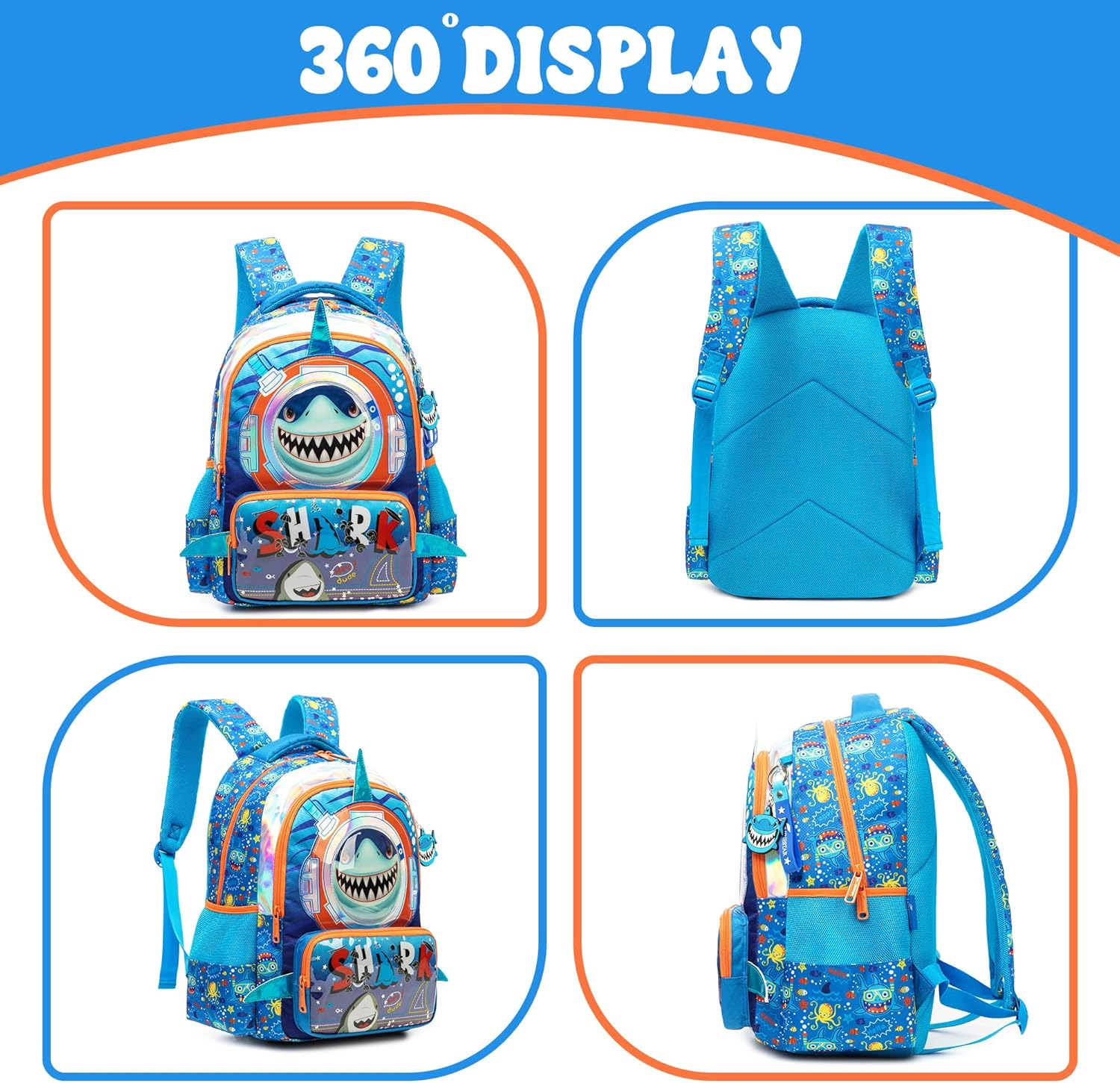 Meetbelify Kids School Backpacks for Girls Boys Backpack with Lunch Bag for Elmentary Students - 01 Butterfly image number 3