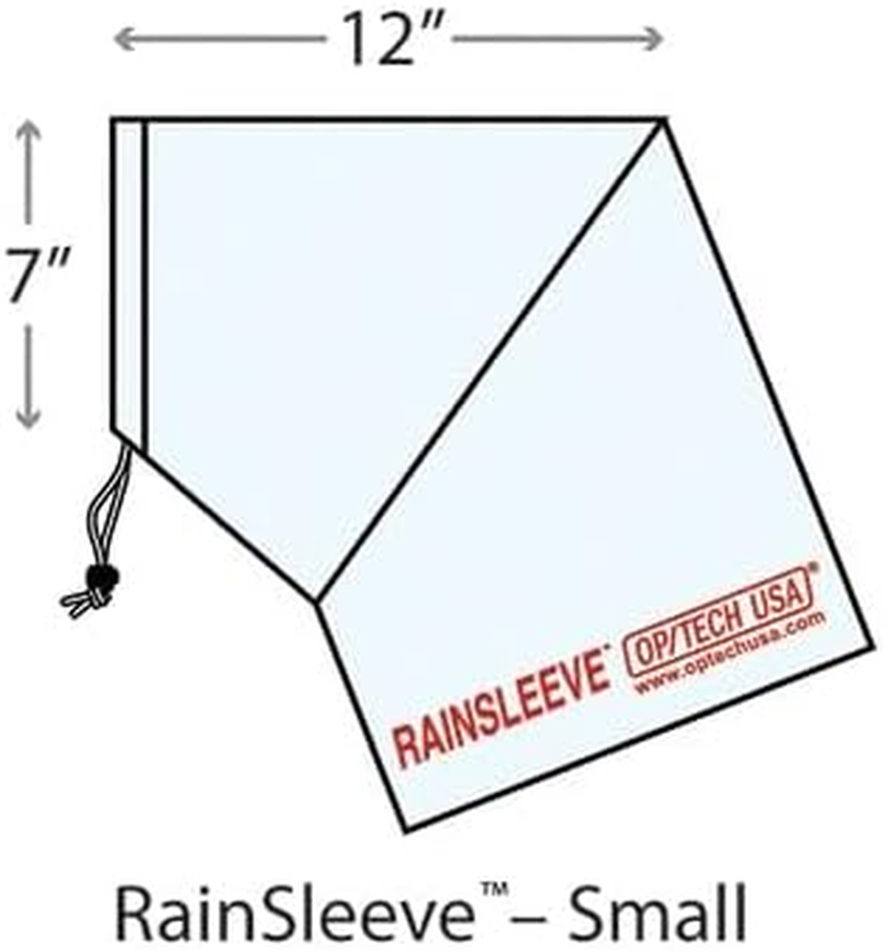 Optech USA | Rainsleeve Series | Small | Clear | 2 Pack image number 6