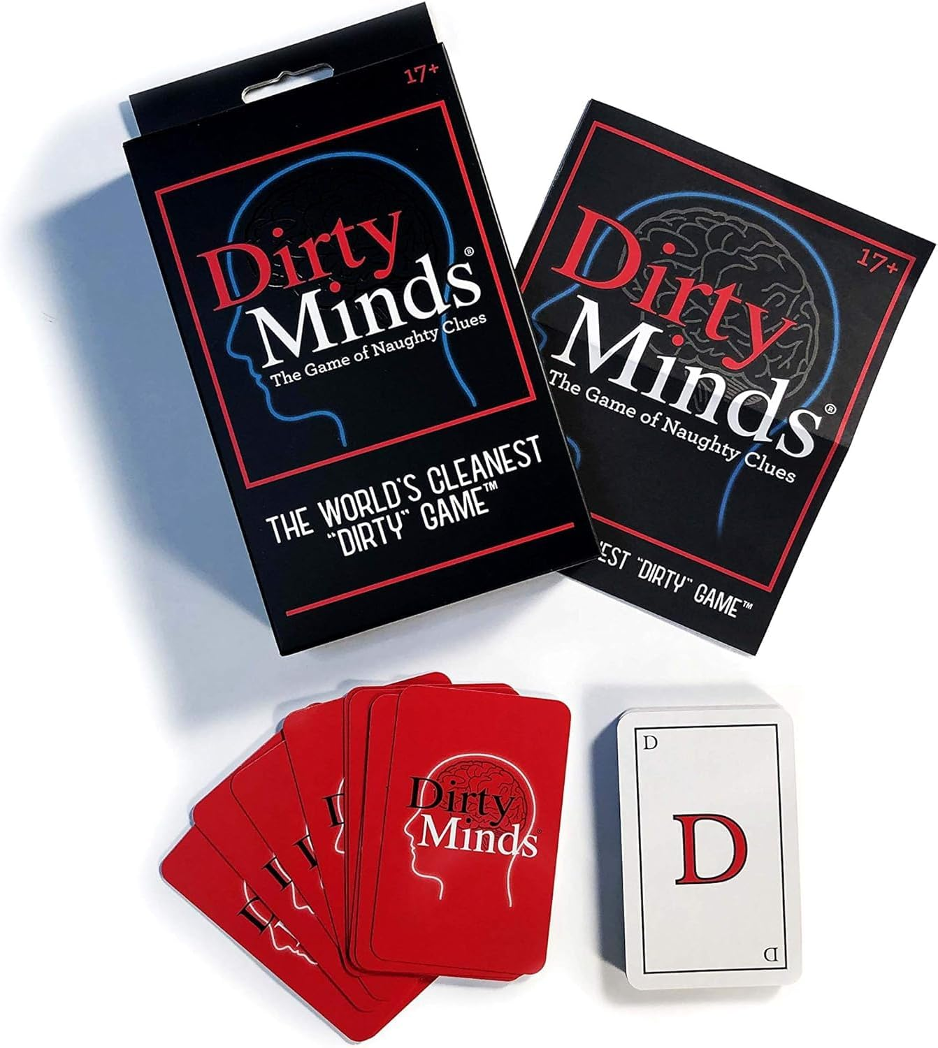 Dirty Minds Card Adult Party/Of Naughty Clues. Excited & Exhausted, Sex Romantic Game for Couples with 50 Cards