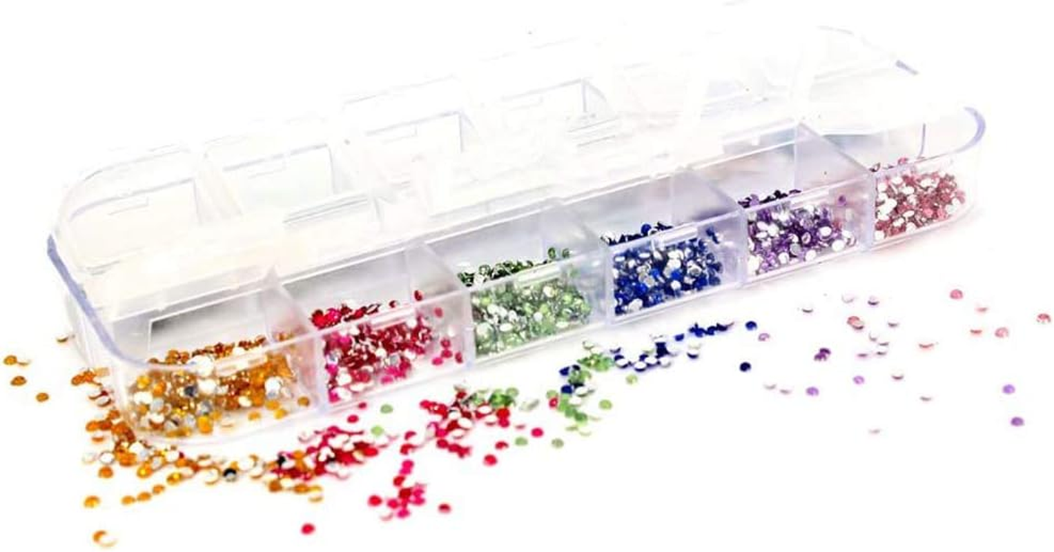 1 Box Rhinestones Nail Crystal Set Jewelry Gems Nail Art Decoration DIY Craft image number 3
