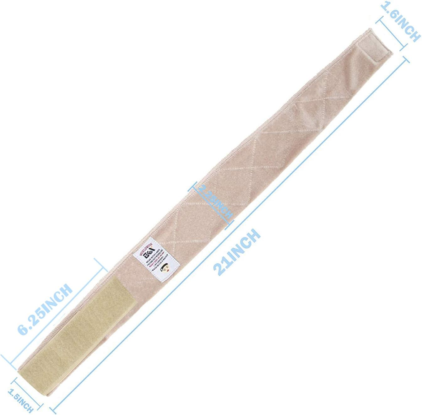 GEX Wig Grip Band Flexible Velvet Scarf Head Hair Band Wig Band with Adjustable Fastern (Beige) image number 3