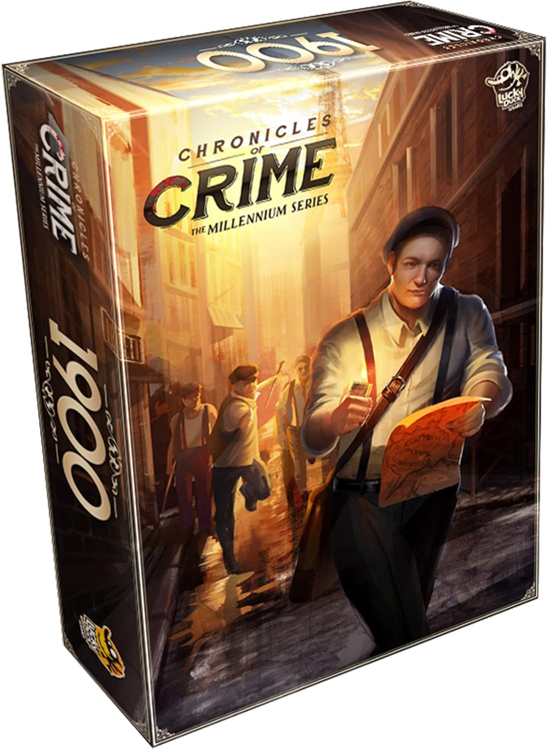 Lucky Duck Games Chronicles of Crime the Millennium Series - 1900 Board Game | Cooperative Murder Mystery Game for Kids and Adults | Ages 12+ | 1-4 Players | Avg. Playtime 60-90 Mins image number 2