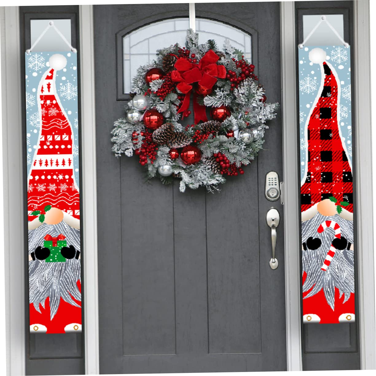 Parliky Door Decoration Christmas Decorative Couplets Holiday Indoor Outdoor Banner image number 3