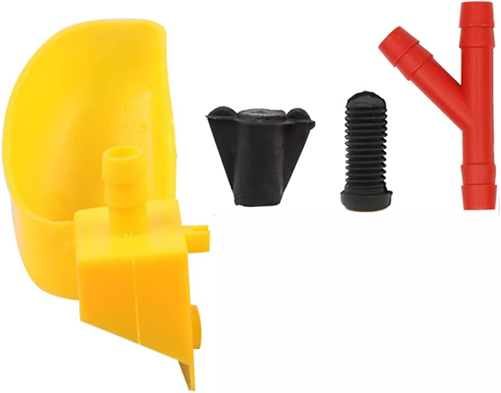 ANCLLO 10Pcs Quail Water Cups Pigeon Automatic Bird Waterer for Cage Hang Drinker Breeding Poultry Drinking Bowls image number 6