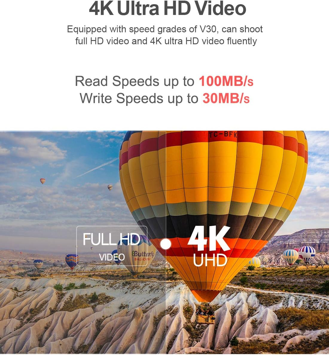 Netac 256GB Microsdxc UHS-I Memory Card up to 100Mb/S,U3,A1,V30 for Nintendo Switch, Camera, Drone image number 2