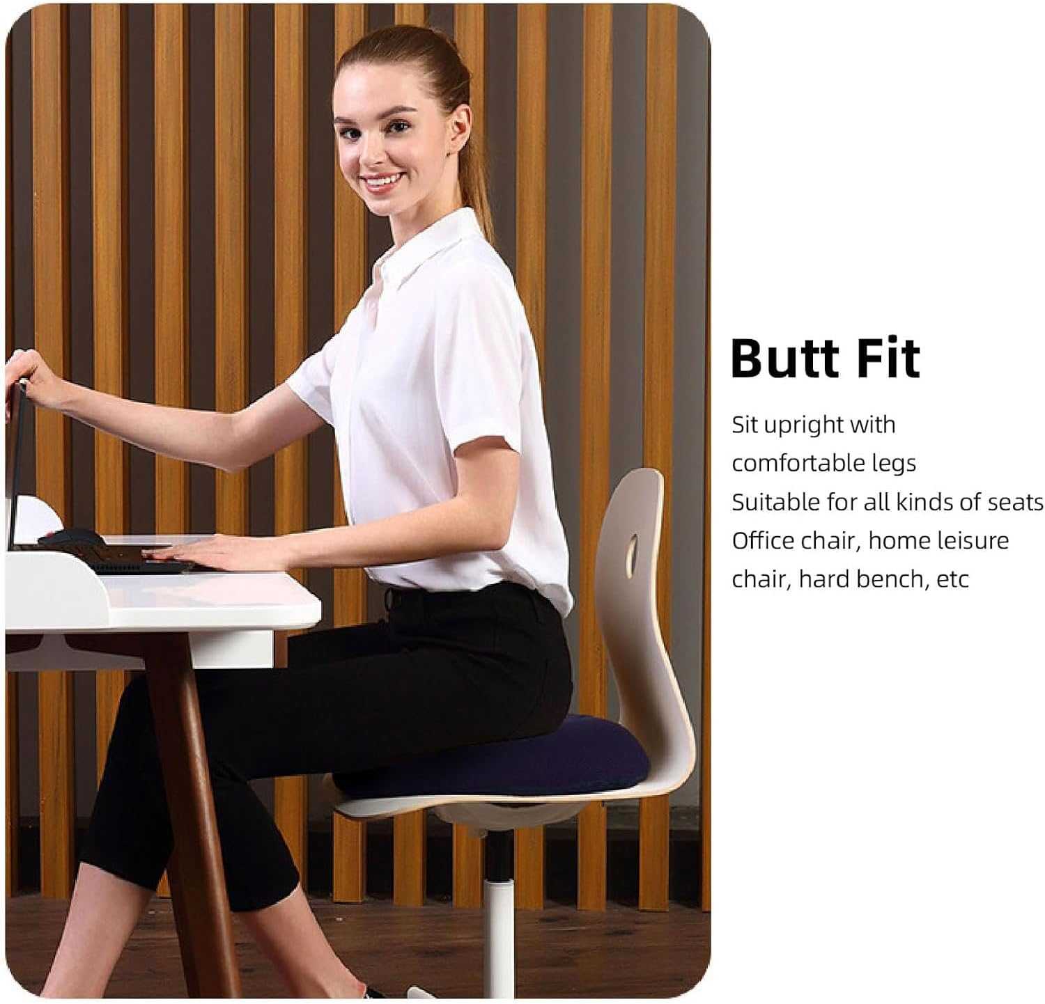 Memory Foam Seat Cushion, Donut Cushion for Hemorrhoid & Coccyx Pain Relief, Postpartum & Pregnancy Support, Car & Office Chair Cushion for Pressure Relief image number 1