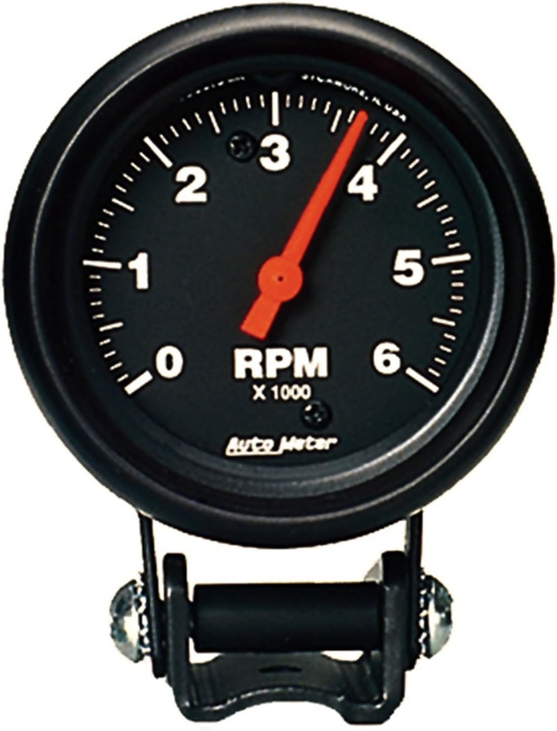 Autometer 2-5/8" Pedestal Tachometer, 0-6,000 RPM, Z-Series (2891)