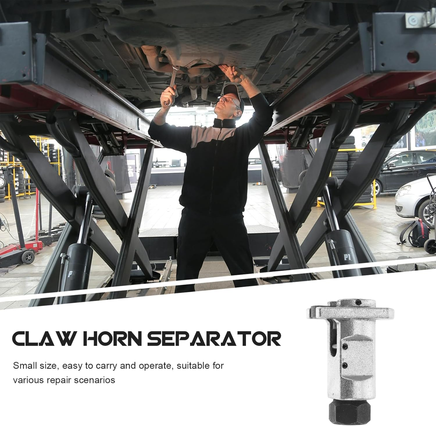 Homoyoyo Angle Spreader Tool for Strut Removal Heavy-Duty Suspension Spreader Automotive Mechanic Tools