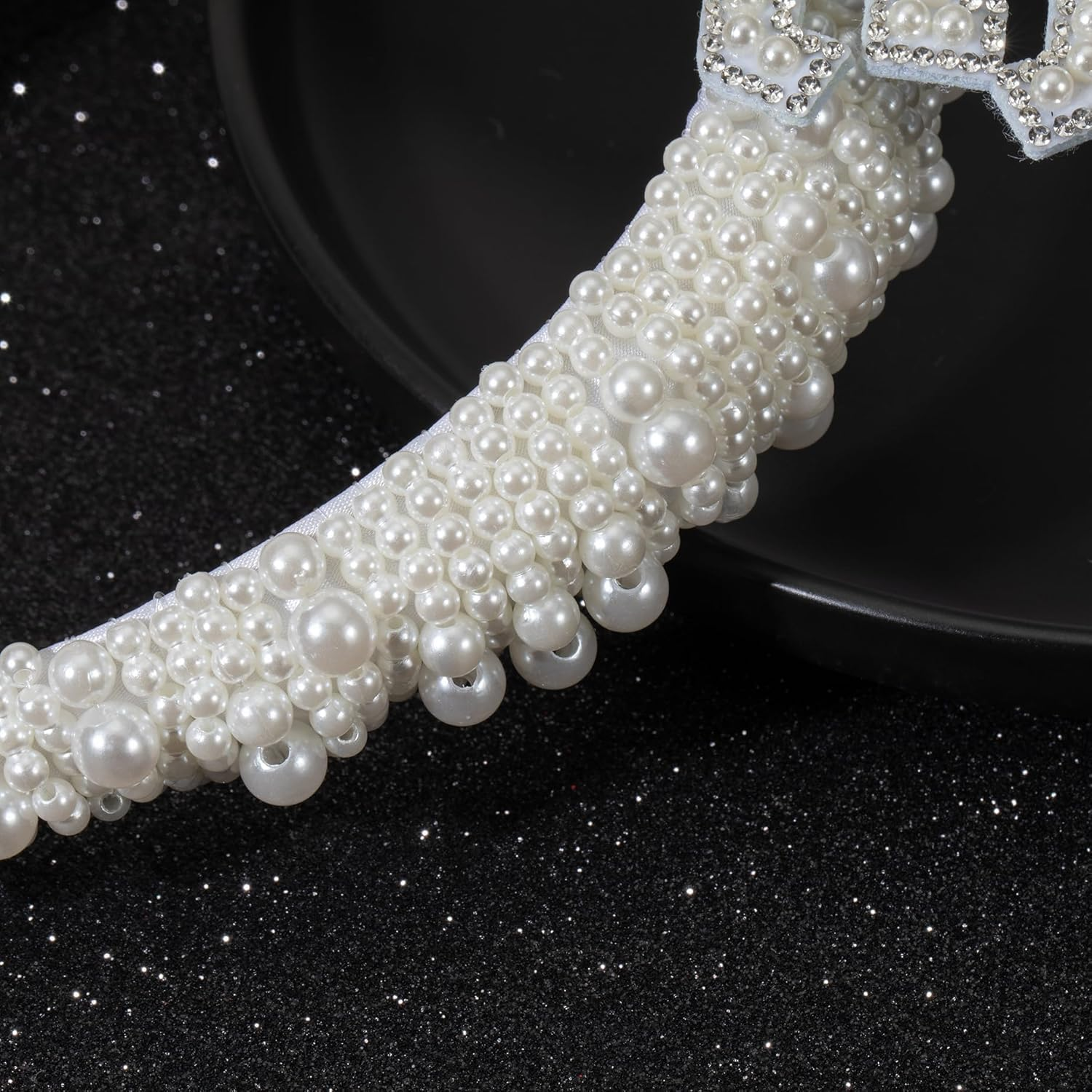 Pearl Bride Headband - Bachelorette Party Decorations, Bride Wide Pearl Headband