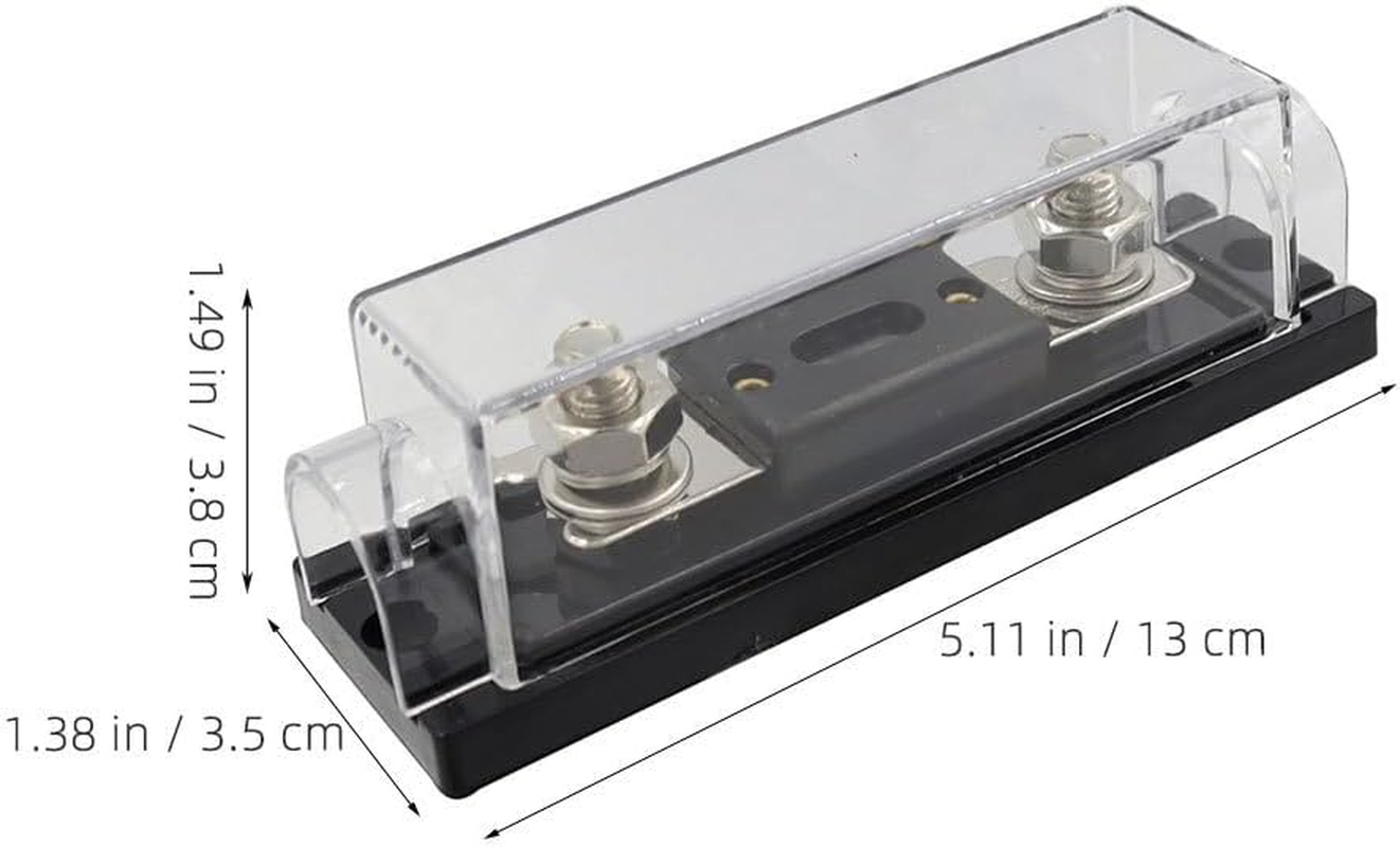 CLISPEED 4Pcs Fuse Holder Power Distribution Block 150A Amp Breaker Electrical Appliance Automotive Fuse Block Saxophone Key Felts Fused Distribution Block Erhu Accessories Terminal Car Abs image number 2