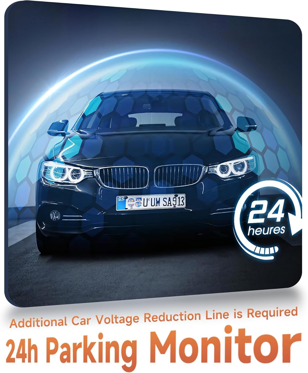 4 Channal Dash Cam 360&deg; Car Recorder Front and Rear inside Side，3 Inch 1080P DVR Camera with 480 Rear Pull + G-Sensor, Rearview, Night Visio, Loop Record, 24H Parking Watch