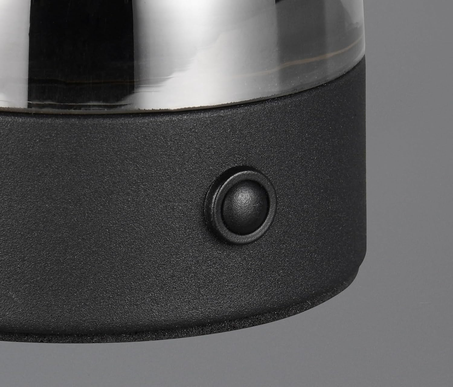 Reality Leuchten Dooley R54981154 LED Battery-Powered Table Lamp Metal Black Matt Glass Smoky-Coloured Includes 1.5 Watt LED, 4-Way Touch image number 1