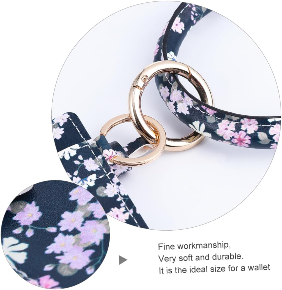 Ciieeo Wrist Keychain Card Holder Bag Multifunctional Key Ring Holder for Keys Wallet Cards in Pocket Use image number 5