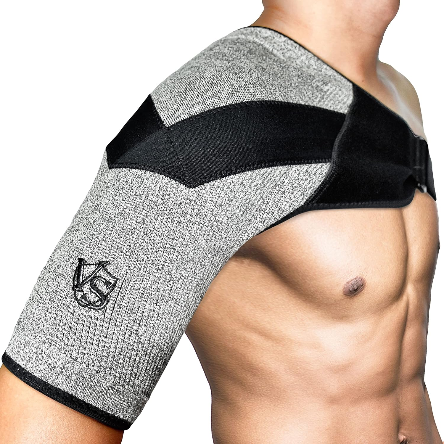 Vital Salveo Shoulder Brace Compression Sleeve Wrap with Support and Stability Breathable for Shoulder Pain Dislocated Rotator Cuff Tendinitis (1Pc)-Xx-Large image number 1