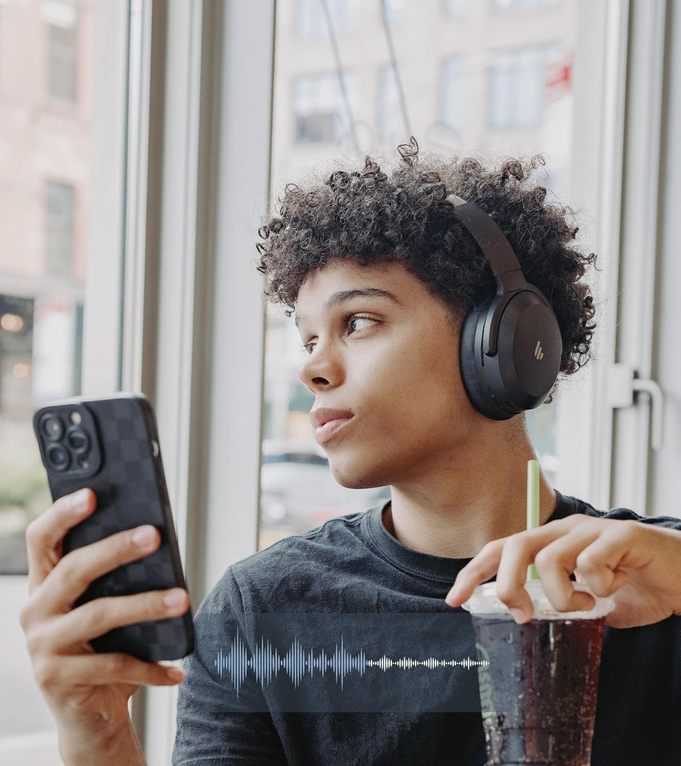 Edifier WH700NB Pro Bluetooth 5.4 Wireless Headphones with Noise Cancelling (Ivory White) image number 3