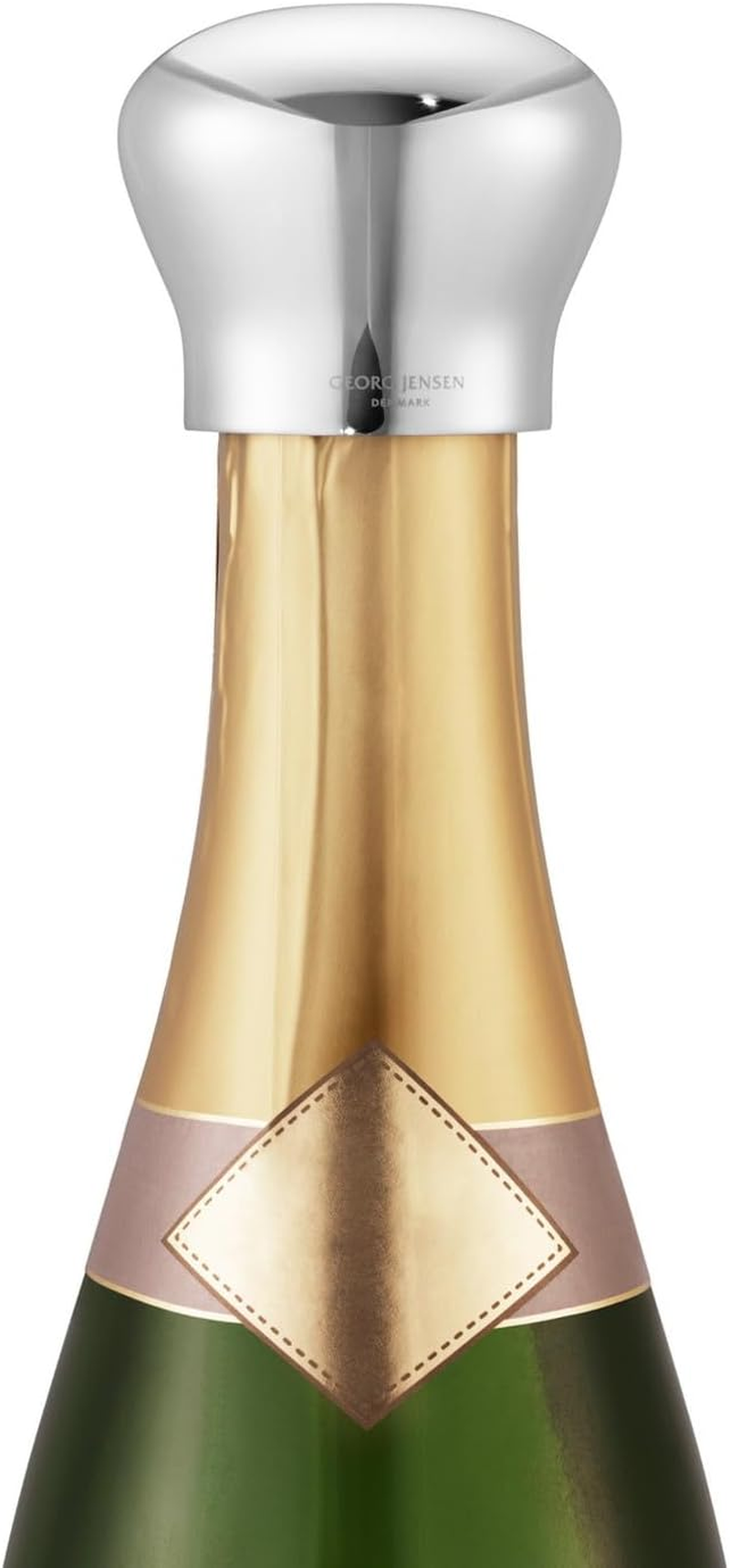 Georg Jensen Sky Champagne Stopper, Silver, One Size