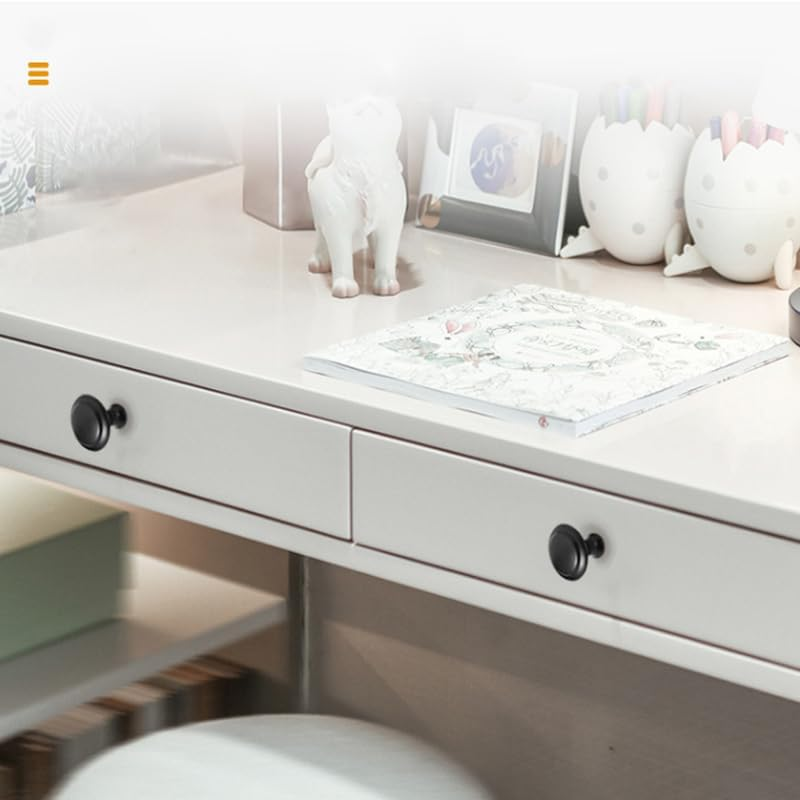 12 Pcs Black Cabinet Knobs, Betterjonny 20Mm round Kitchen Cupboard Handles for Your Home, Dresser and Cupboard,Living-Room, Kitchen, Bathroom, Office image number 1