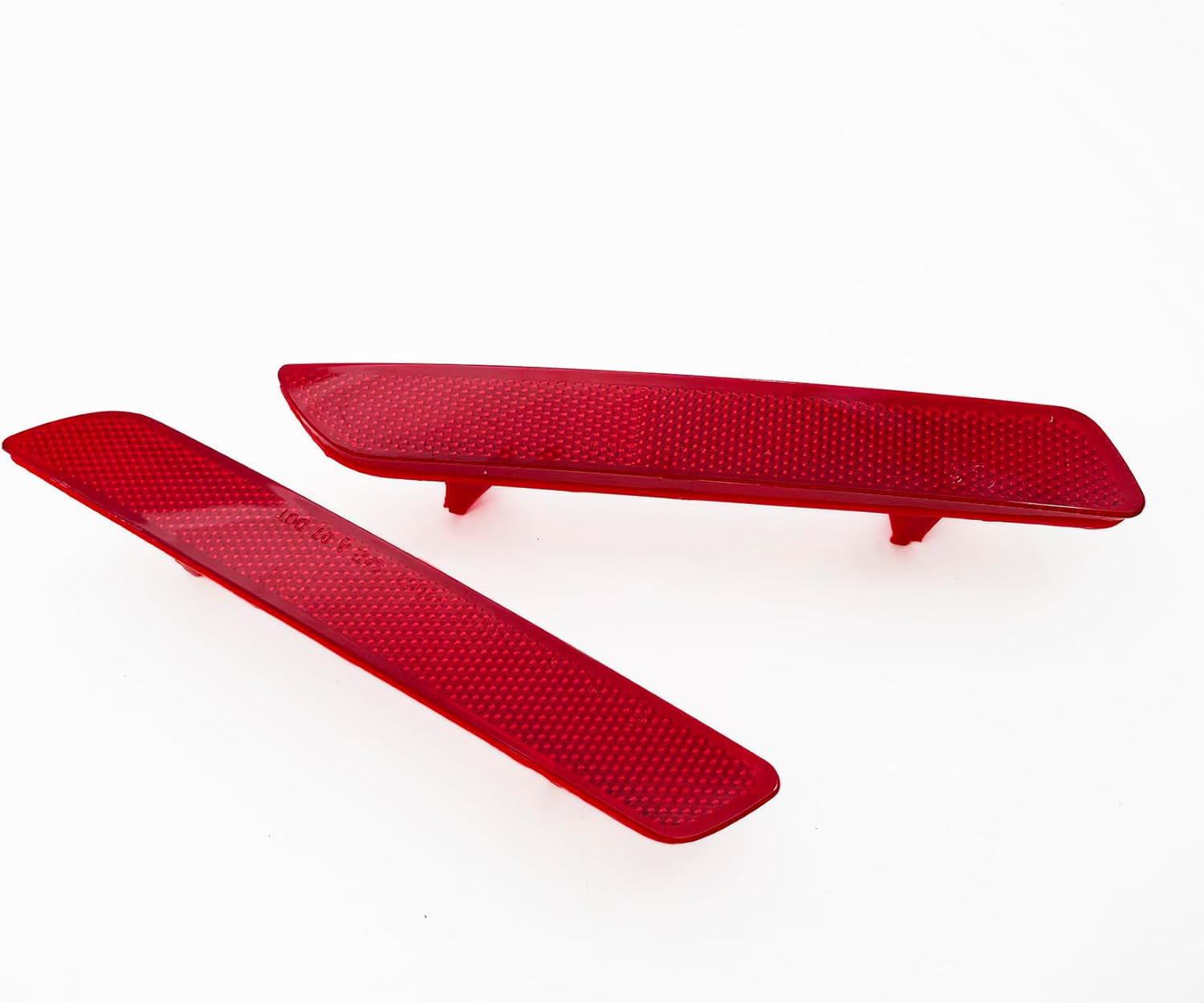 Fits for Honda CRV CR-V 2010 2011 Rear Mounted Bumper Reflector Red Marker Lights Lens Trim Rear Left and Right Brake Lamps image number 1