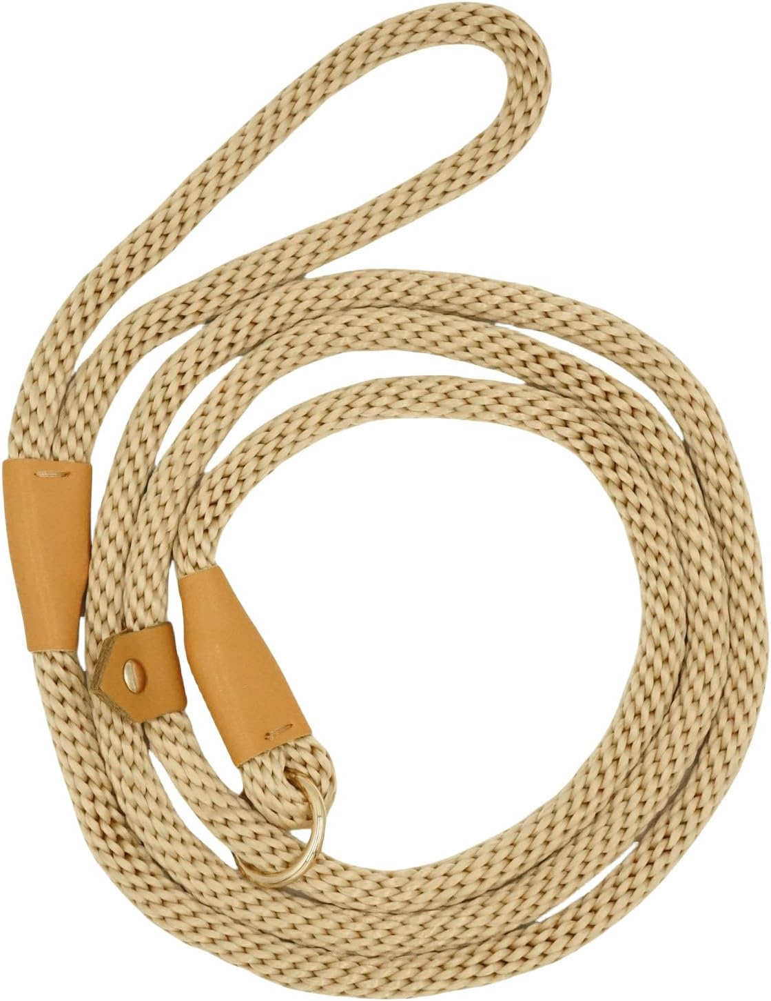 Slip Leads for Dogs 6FT, Checkcord Rope Slip Leash, No Pull Dog Rope Slip Leash, Easy to Use Leash Collar Combo Black