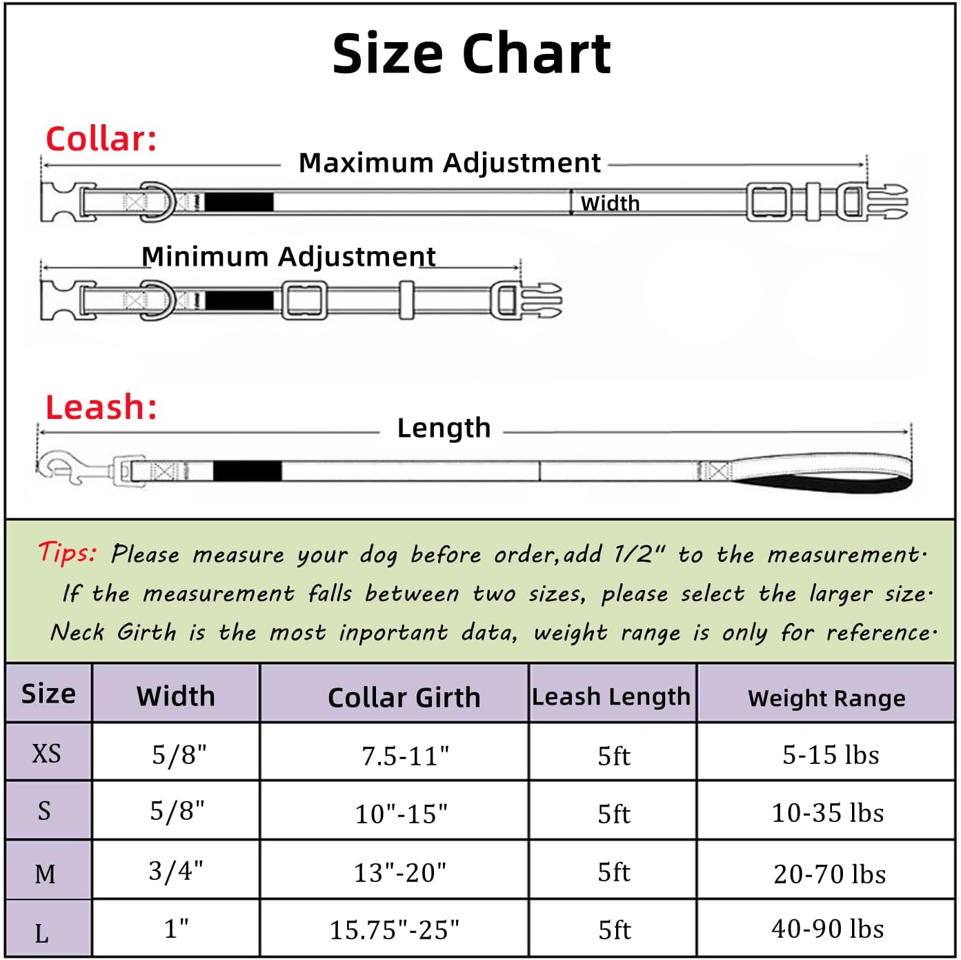 Olahibi Dog Collar Leash Set, Leopard Pattern, Polyester Material, Adjustable Collar and 5Ft Matching Leash, for Small Dogs.(S, Brown Leopard) image number 7