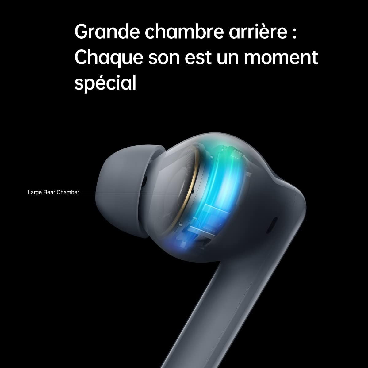 OPPO Enco Air2 Pro True Wireless Noise Cancelling Earbuds ETE21&ETE22, White, Gray image number 2