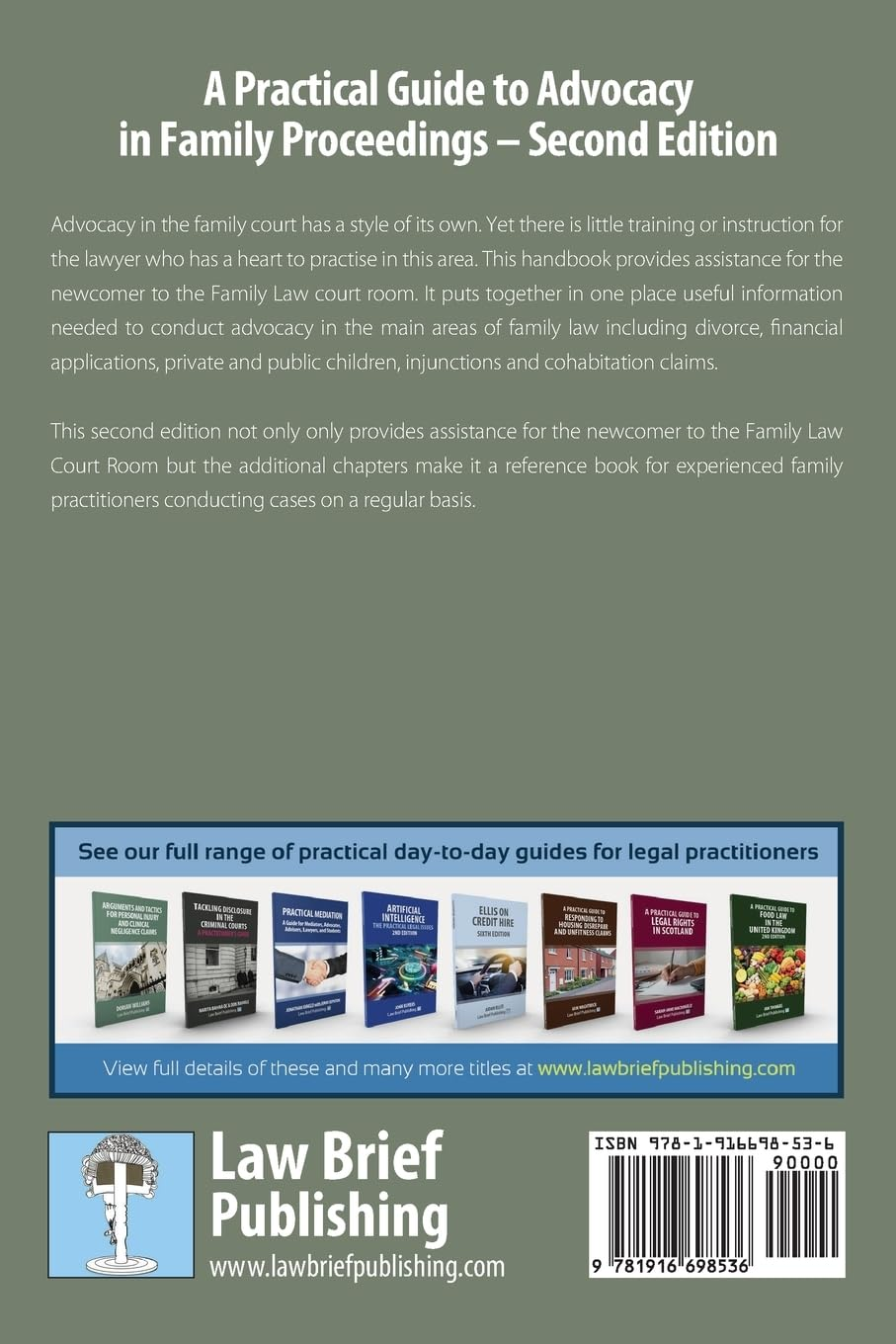 A Practical Guide to Advocacy in Family Proceedings &ndash; Second Edition image number 1