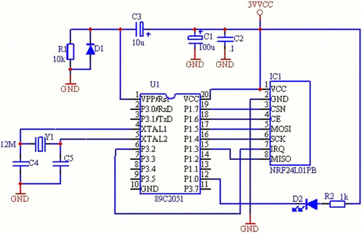 Hiletgo&reg; 2Pcs NRF24L01+PA+LNA Wireless Transceiver RF Transceiver Module with SMA Antenna 2.4G 1100M Compatible Arduino image number 2