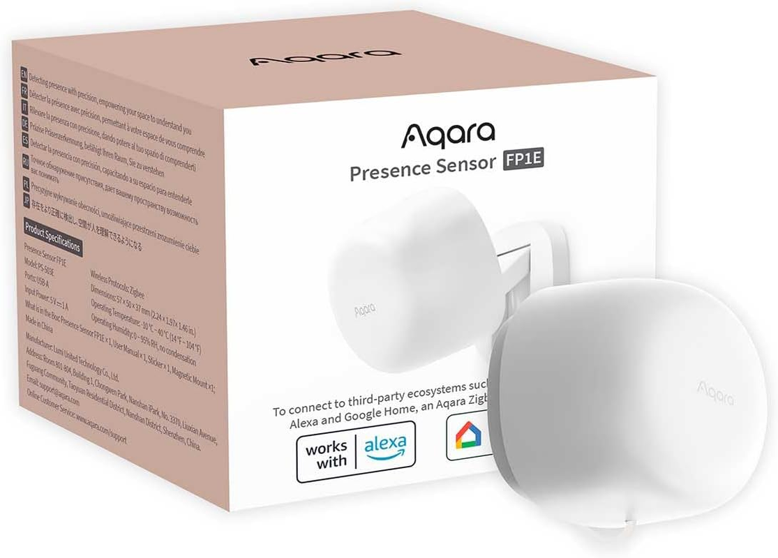 Aqara Zigbee Presence Sensor FP1E with Matter, Requires Aqara Zigbee 3.0 HUB, Mmwave Radar Wired Motion Sensor, AI Spatial Learning, Supports Homekit, Alexa, Google Home image number 3