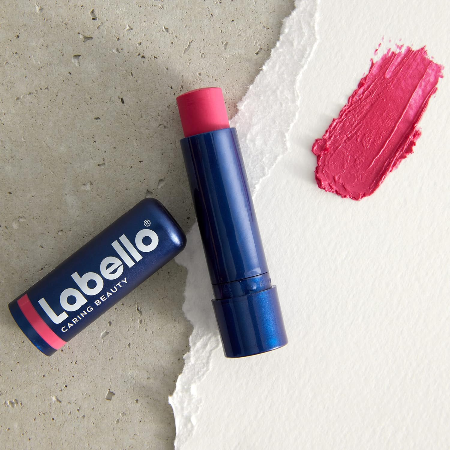 Labello Caring Beauty Pink (5.5Ml) Coloured Lip Balm with Vitamin E, Shea Butter and Almond Oil Moisturising Lip Balm for a Radiant Finish image number 4