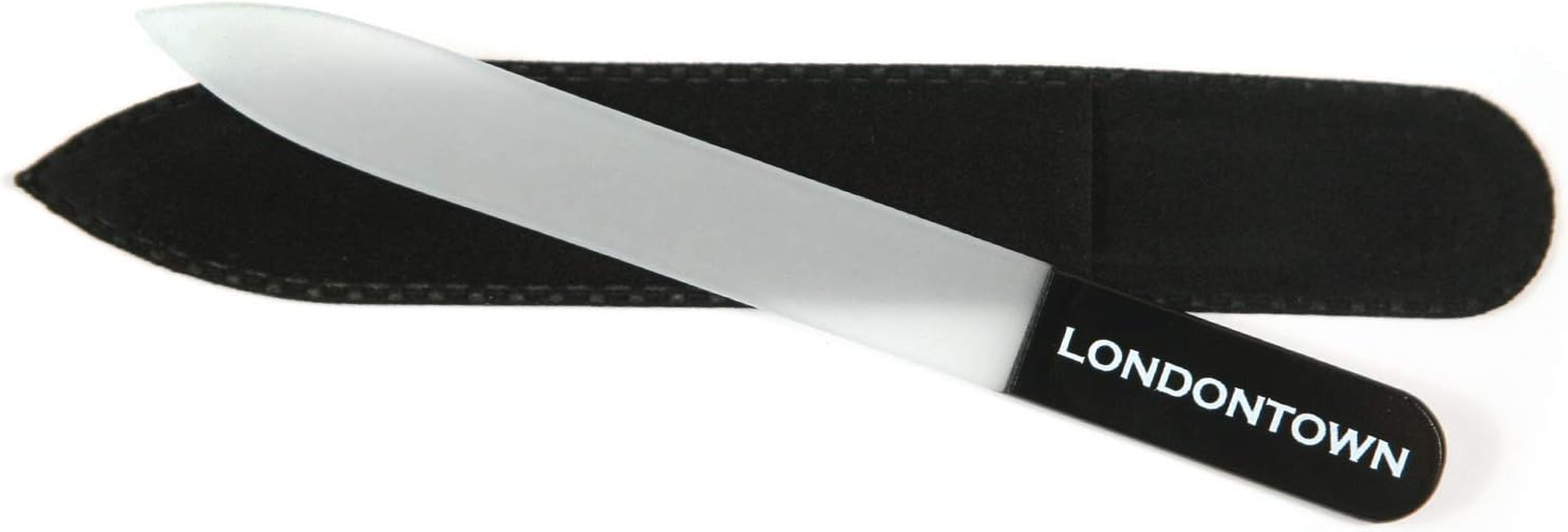 LONDONTOWN Black Glass Nail File, 0.48 Oz.