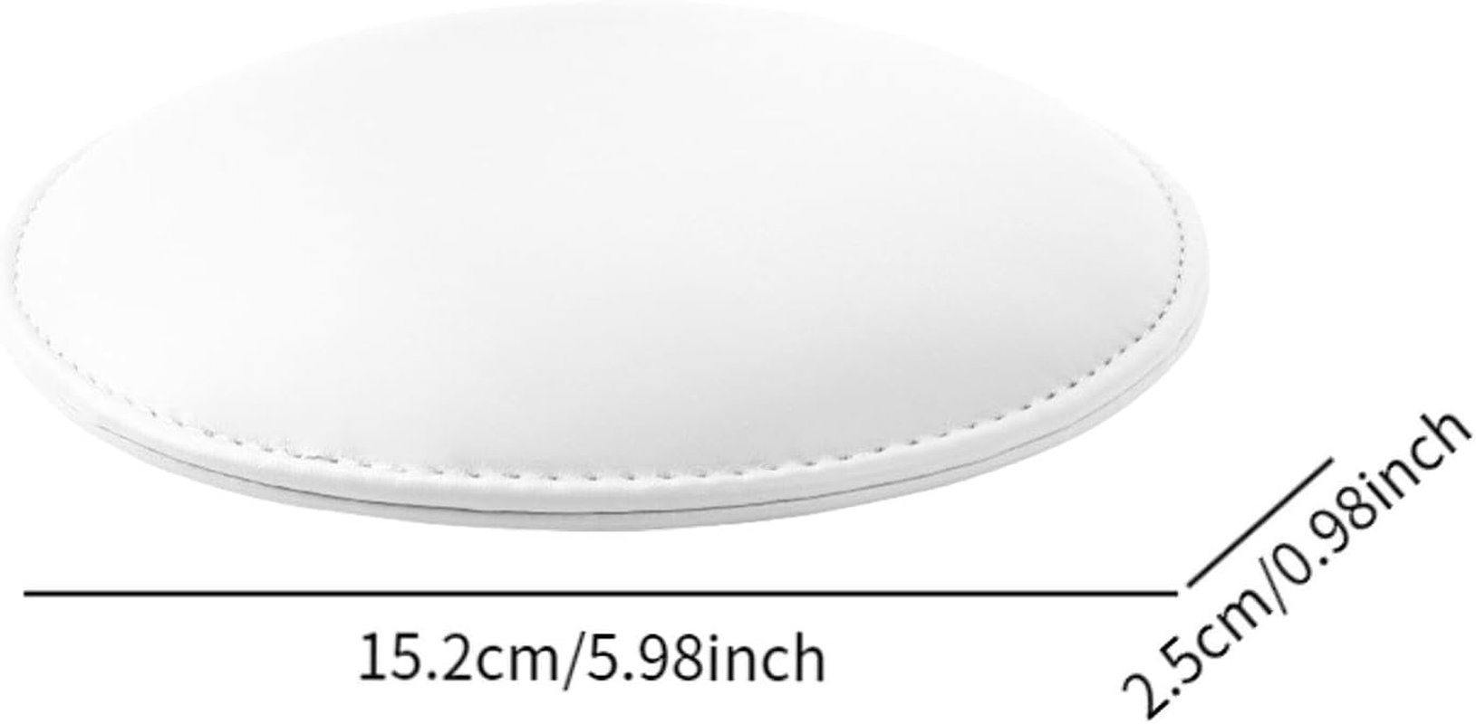 OIIBWQ Non-Slip Armrest Cushion with Nail Pad, Elbow Hand Rest Made of PU for Elbow DIY at Home, White image number 1