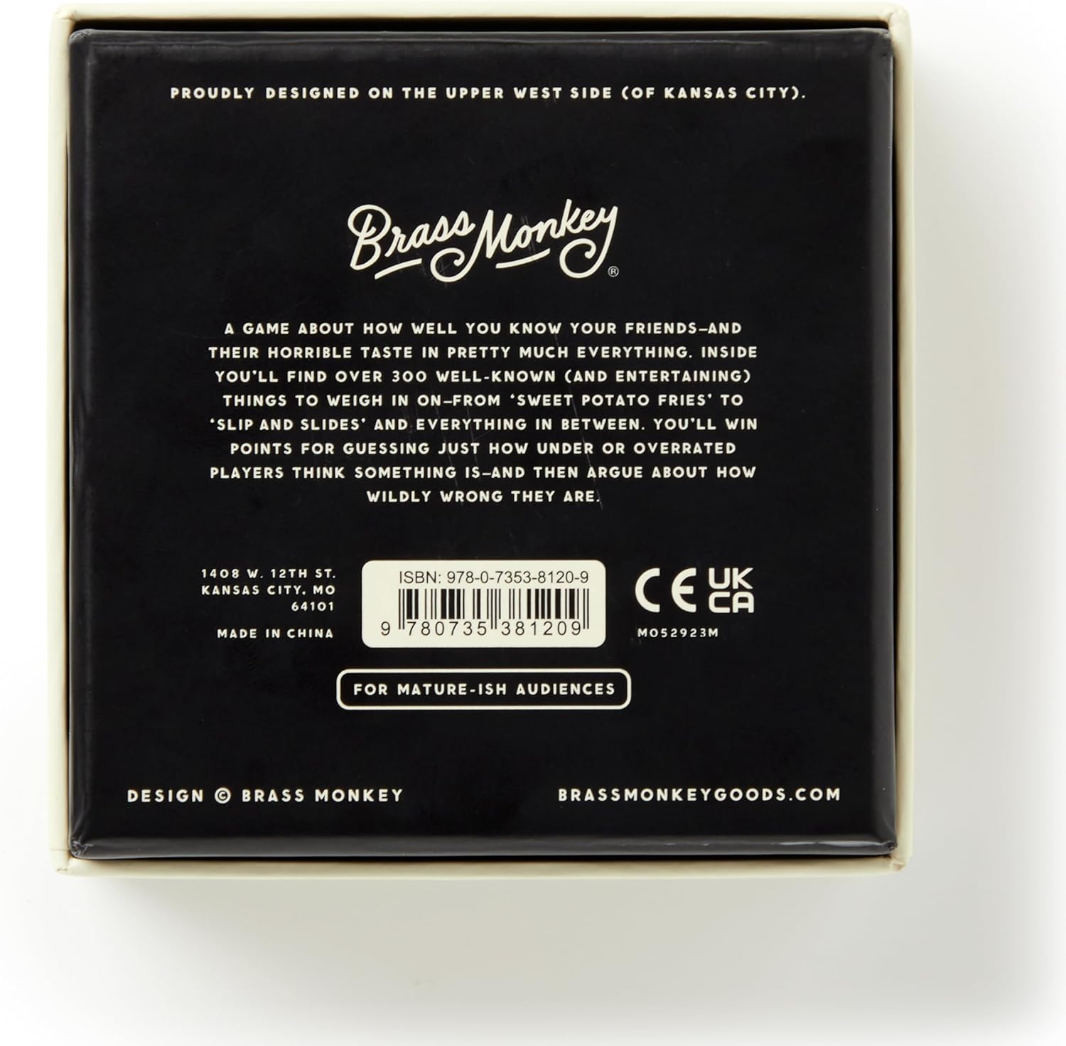 Brass Monkey Overrated/Underrated Social Game image number 2