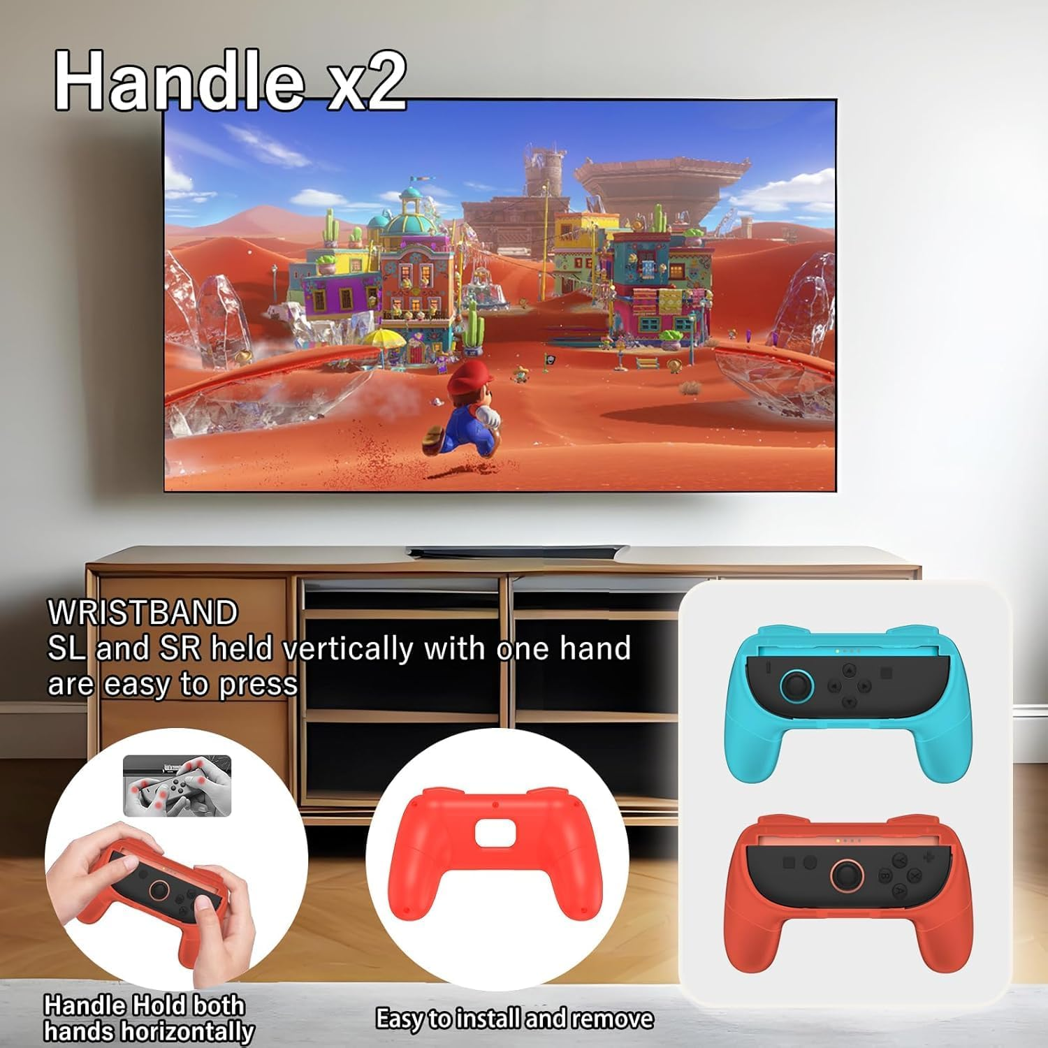 NBCP Switch 2 Sports Kit 14-In-1 &ndash; Motion Control Bundle with Steering Wheels, Swords, Rackets for Racing, Combat & Fitness Games (2025 New Release)