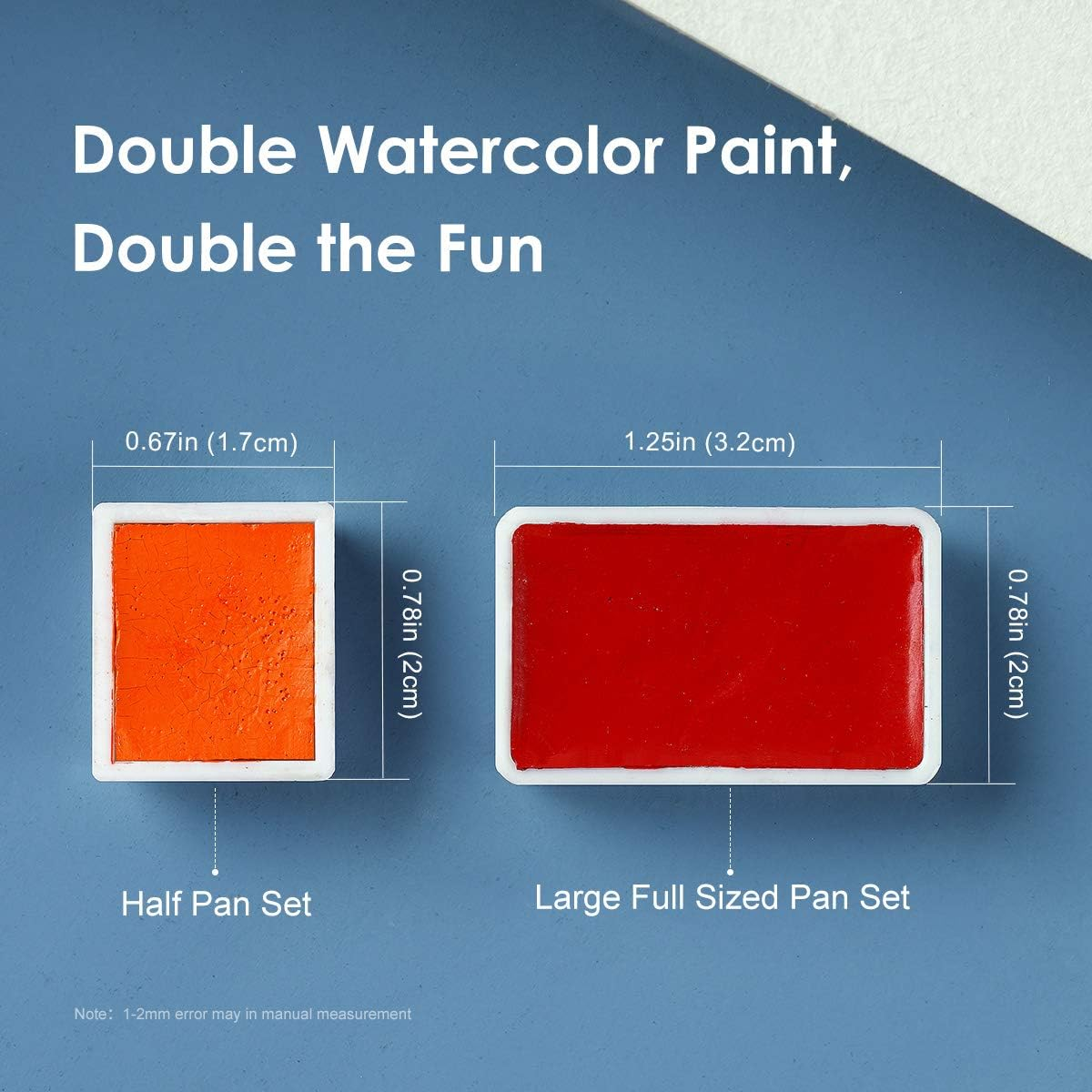 Paul Rubens Watercolor Paint Set, 24 Vivid Colors in Portable Box,Perfect Travel Watercolour Painting Kit for Artists, Amateur Hobbyists Painter on Landscape Portrait Paintings on Canvas image number 6