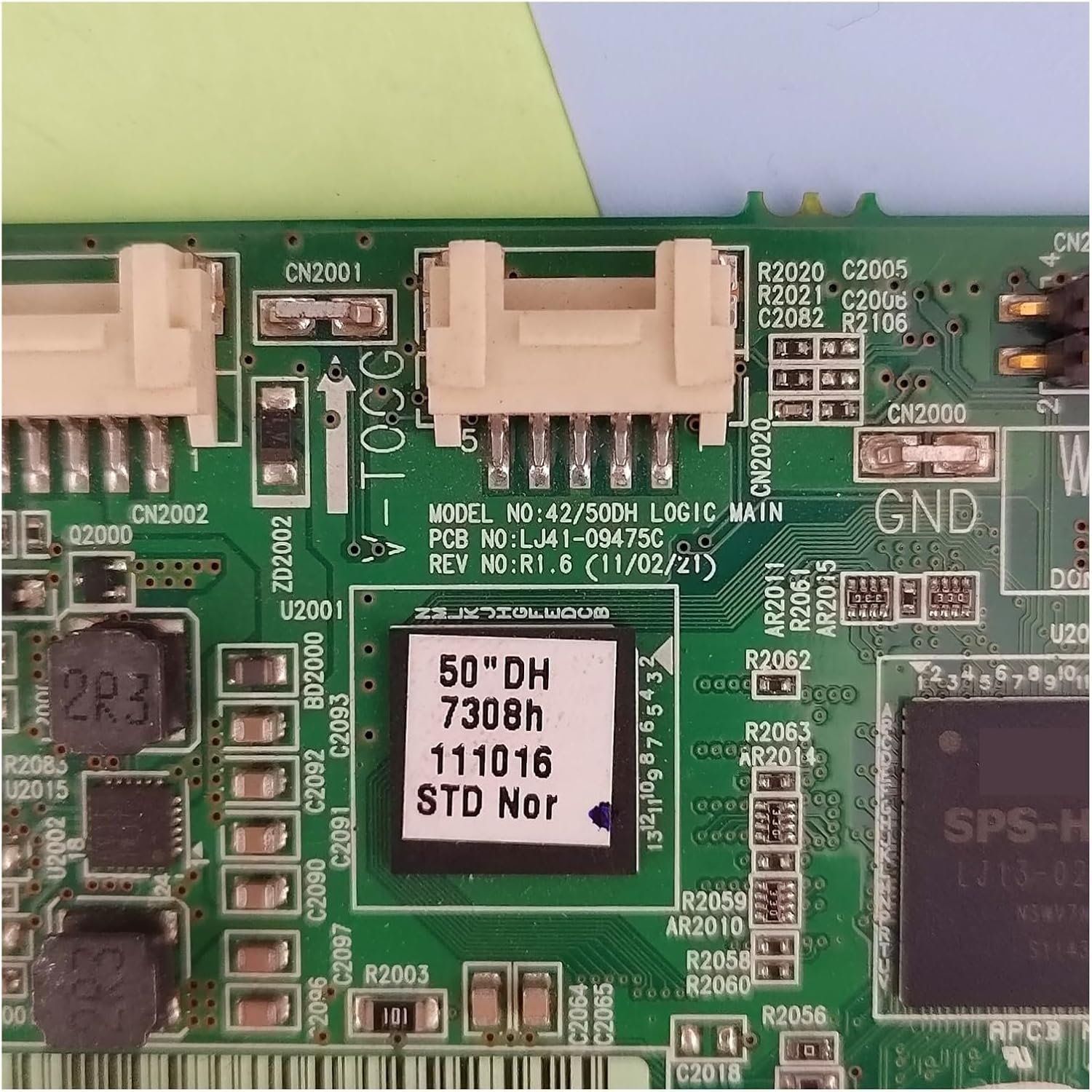 LJ41-09475C LJ92-01750A LJ92-01750B 50'' DH T-Con Board 42/50DH LOGIC Board for 50 Inch 51 Inch Plasma TV image number 3