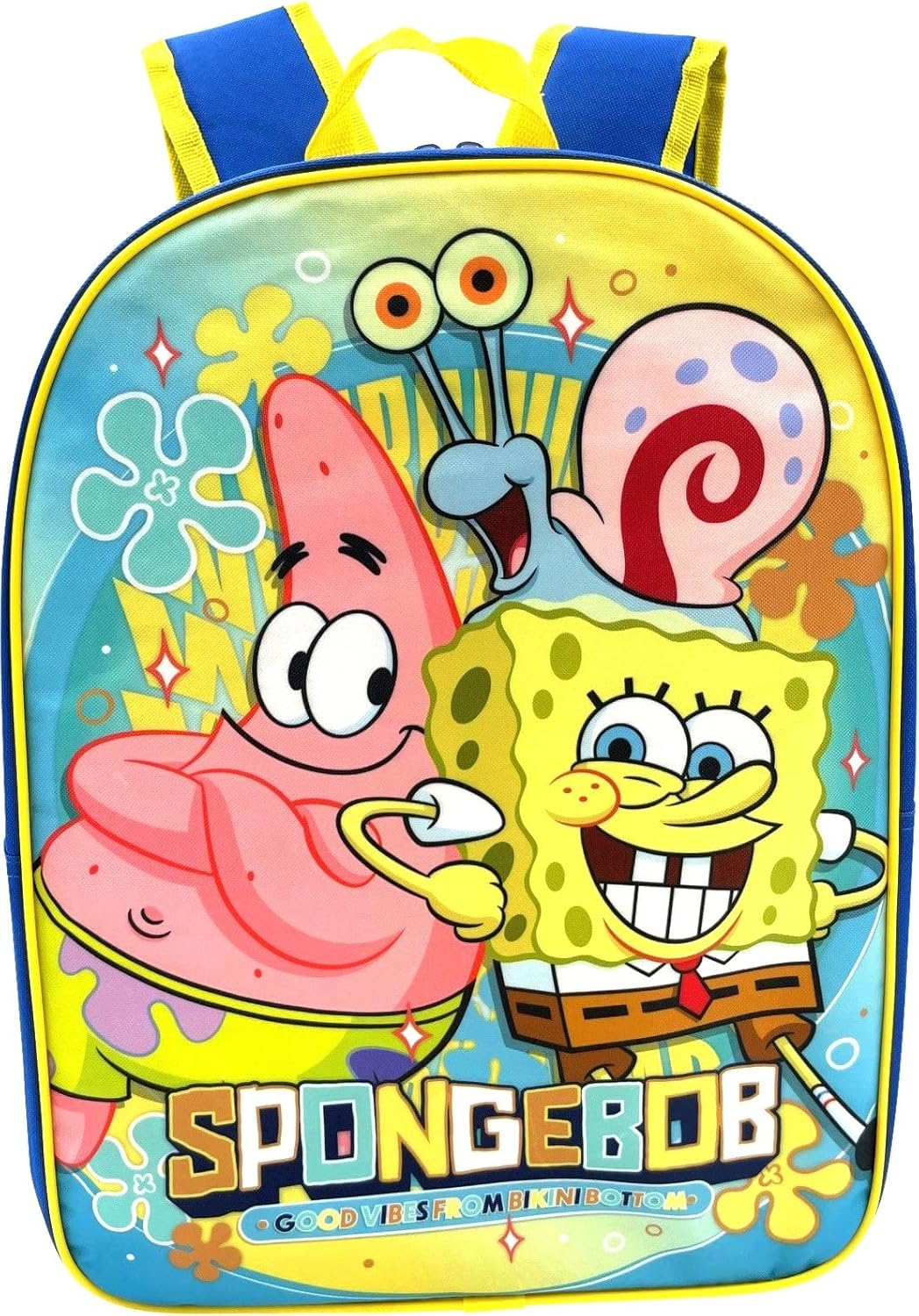 Ruz Sponge Bob 15" School Backpack image number 1