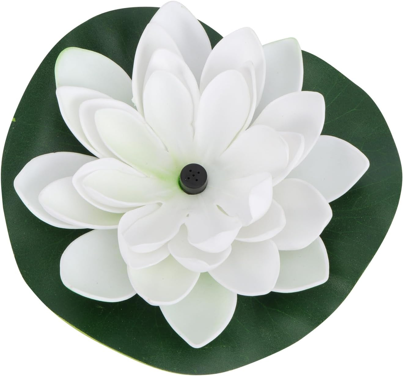 STAHAD Solar Fountain Lotus Shaped Floating Fountain Outdoor Water Feature White Solar Pump for Garden Fish Tank Oxygen Circulation