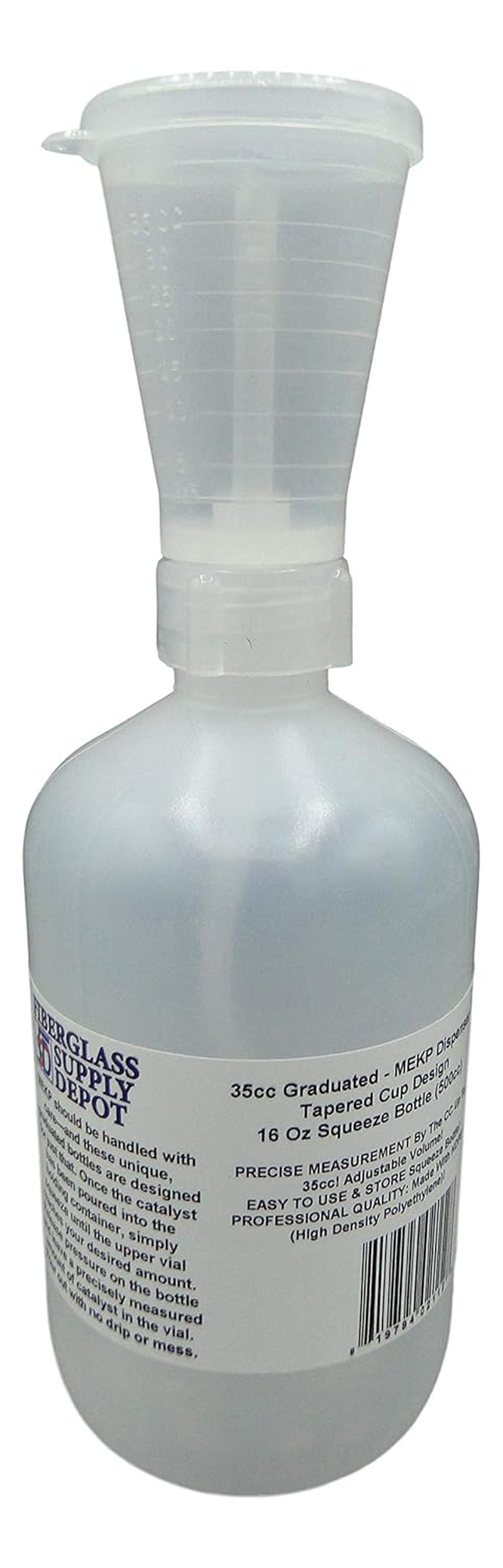 FSD MEKP Dispensing Bottle 500ML (16Oz) image number 1