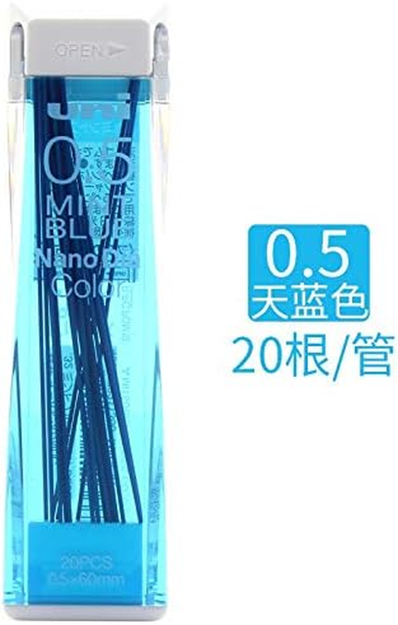 Uni Nanodia Color Mechanical Pencil Leads 0.5Mm 7 Color Set 7 Pack/Total 140 Leads image number 7